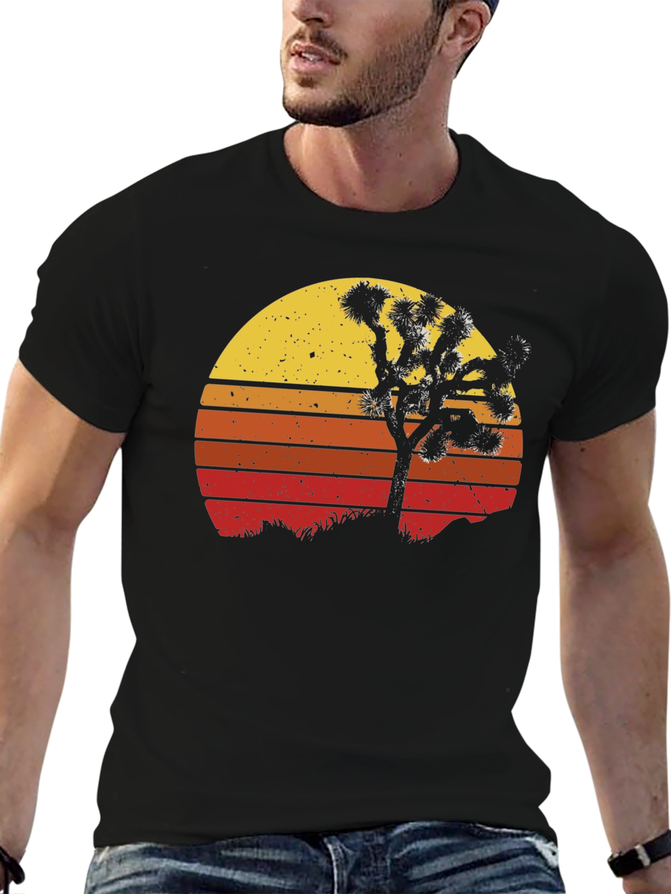Retro Joshua Tree Sunset Graphic Tee