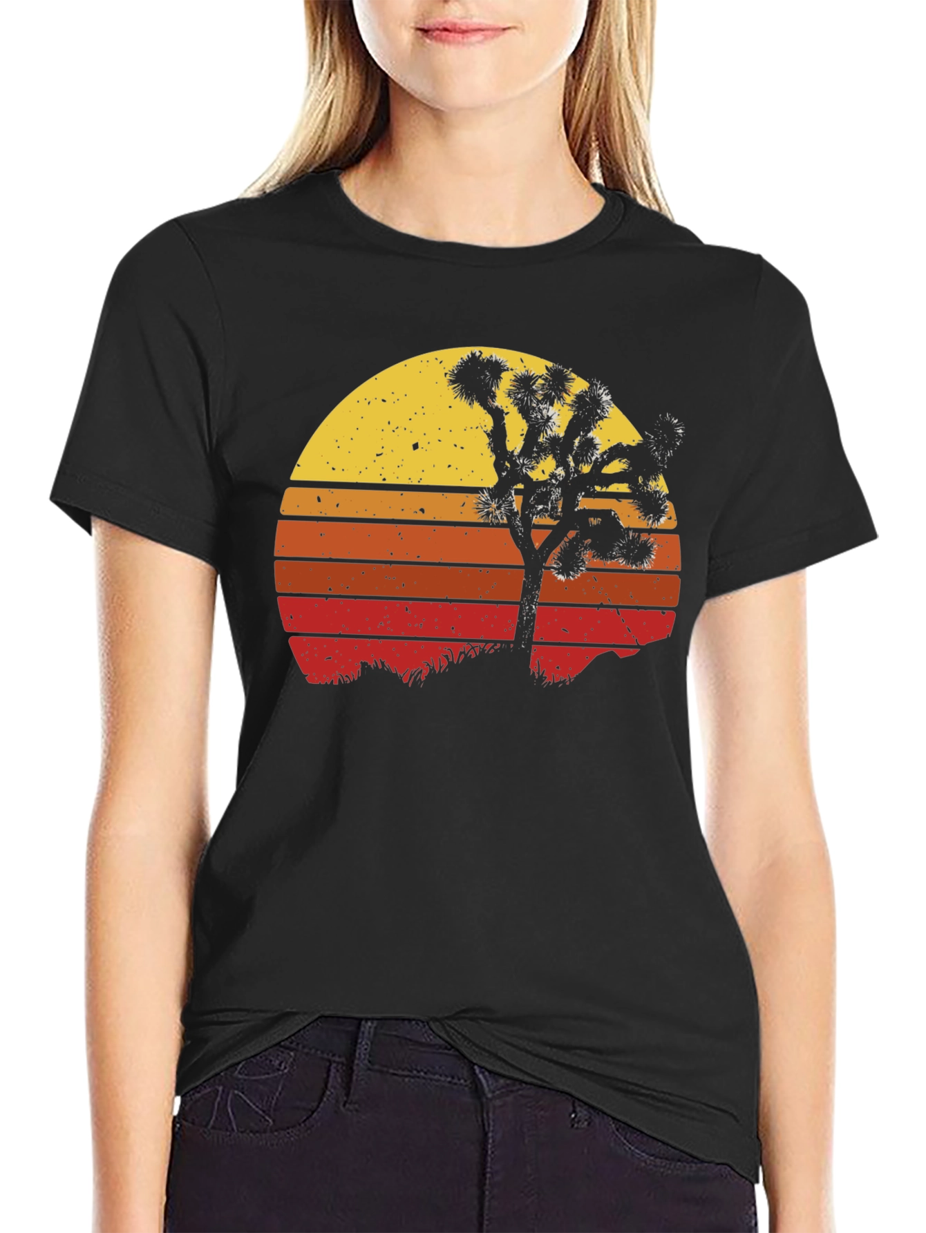 Retro Joshua Tree Sunset Graphic Tee