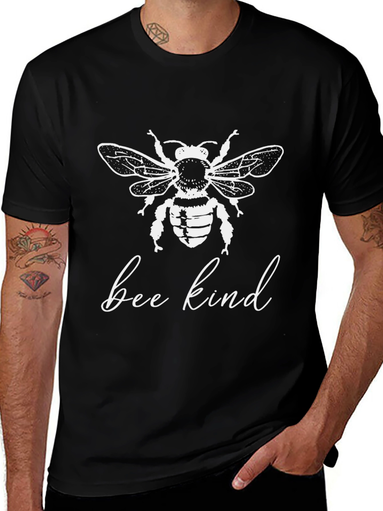Bee Kind Graphic Tee - Black T-Shirt