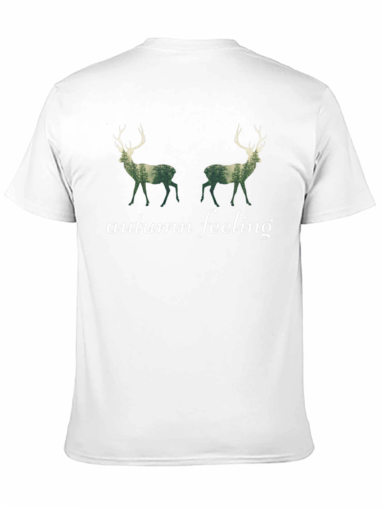 Autumn Feeling Deer Graphic T-Shirt