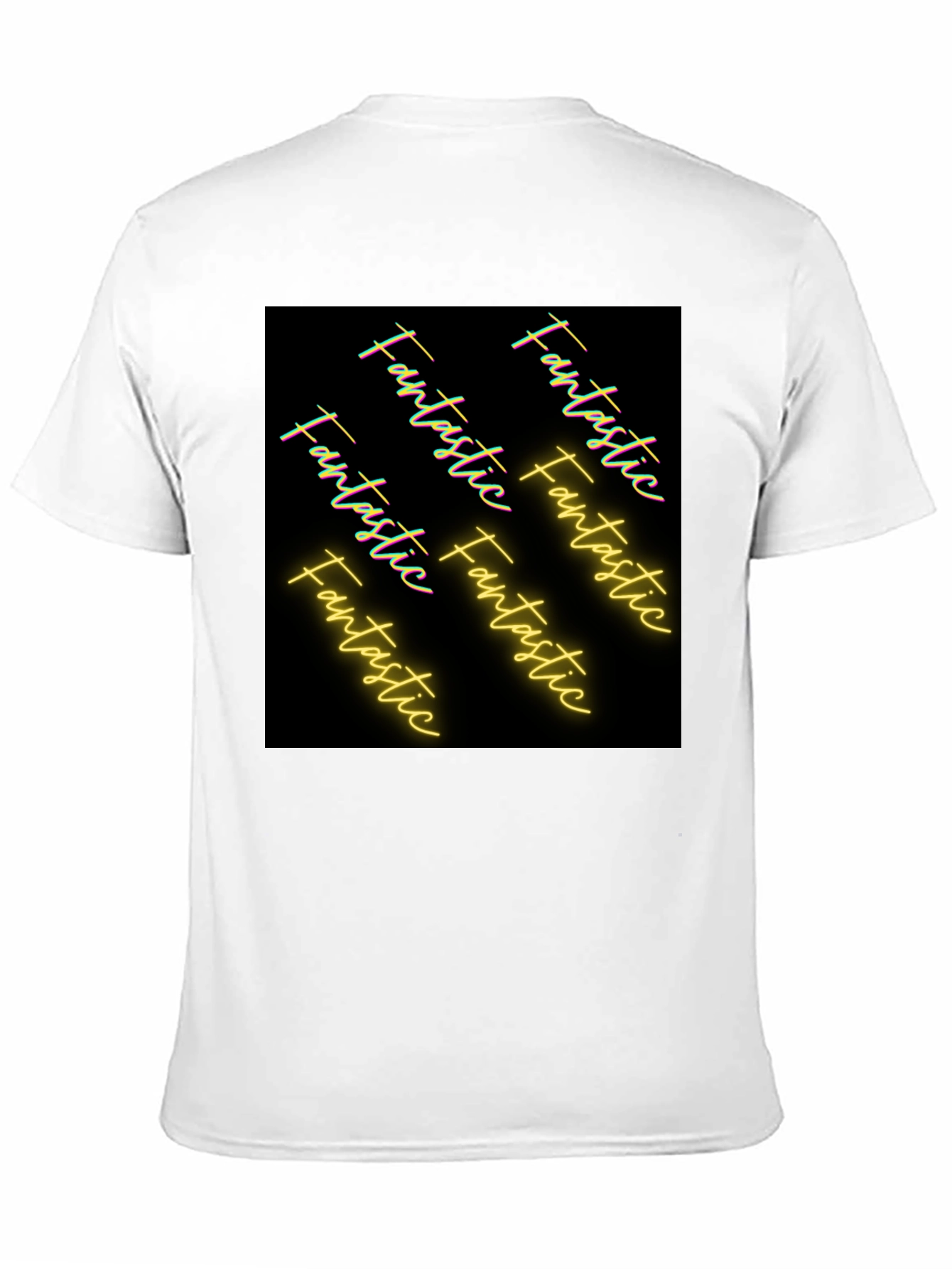 Fantastic Graphic Tee - Black Cotton Casual