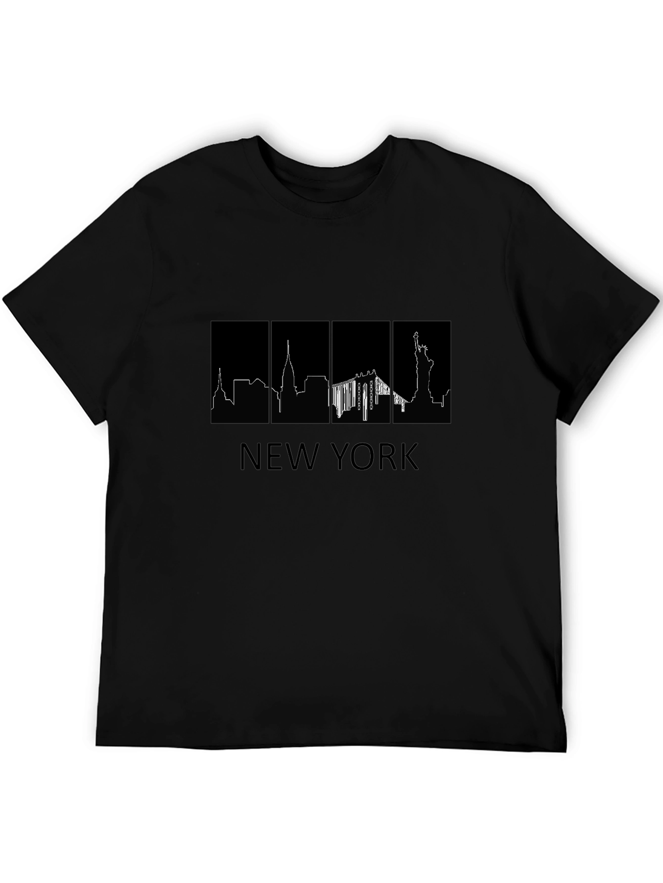 New York Skyline Graphic T-Shirt