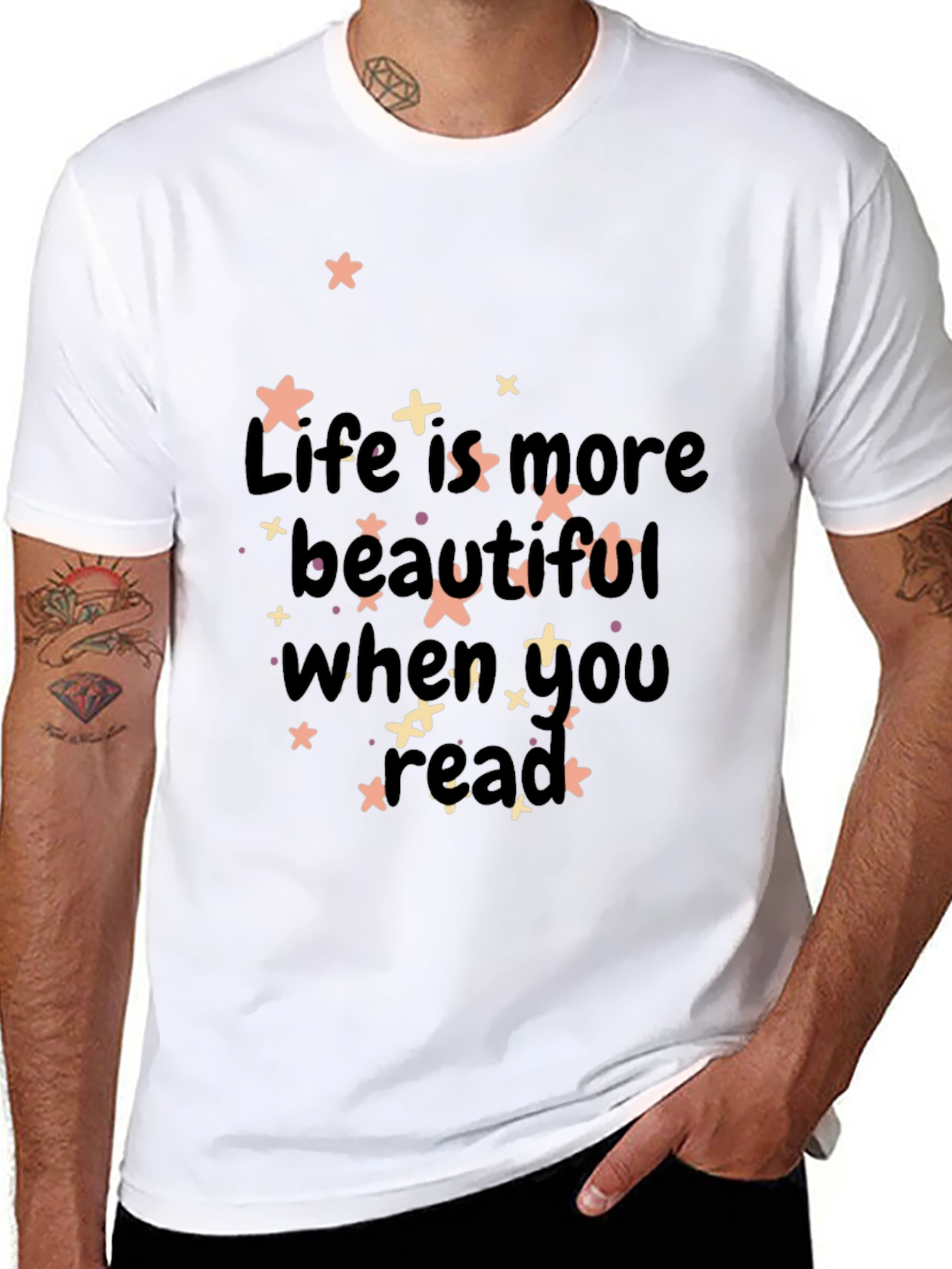 Life is More Beautiful When You Read T-Shirt