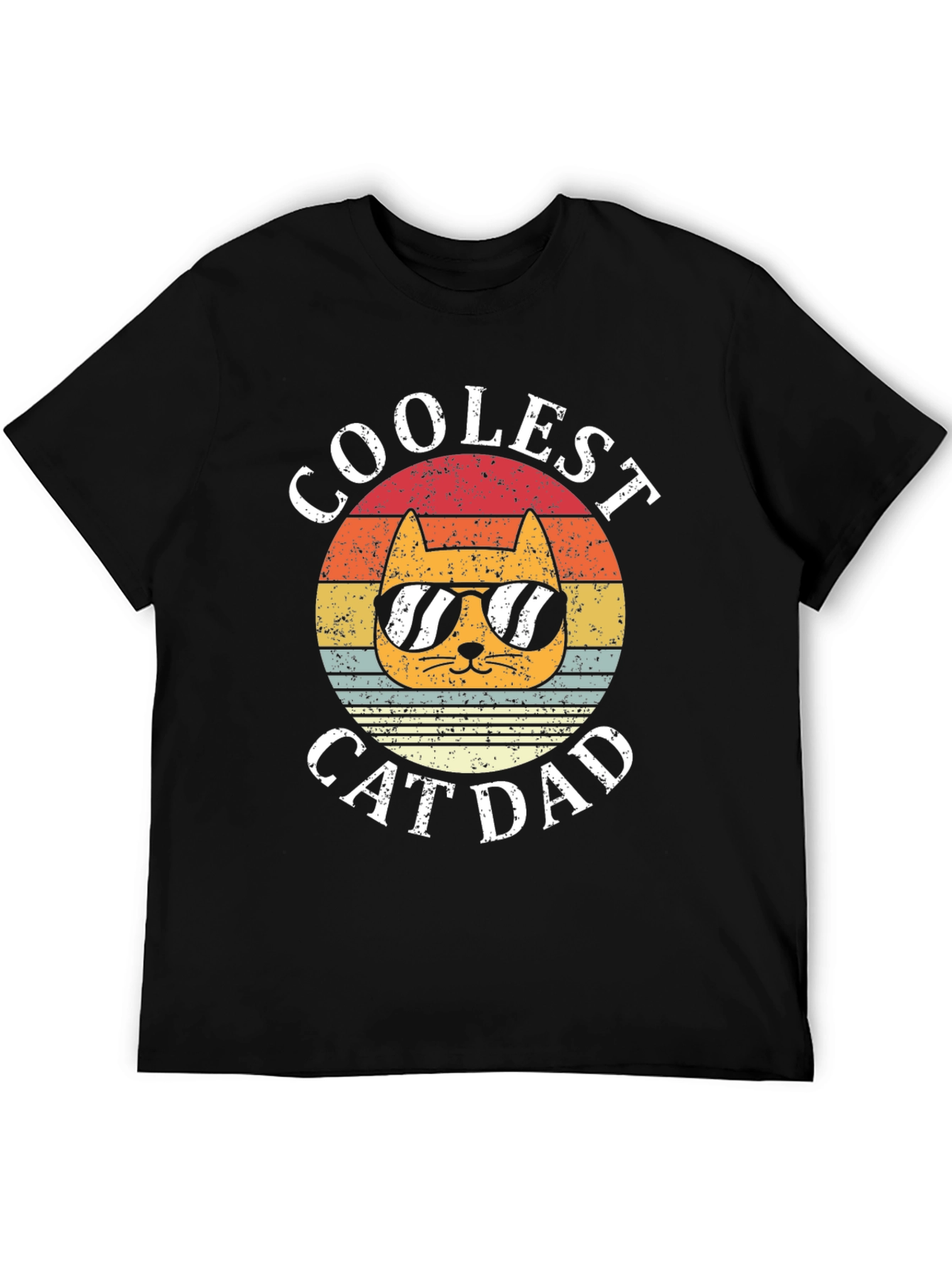 Coolest Cat Dad Graphic Tee