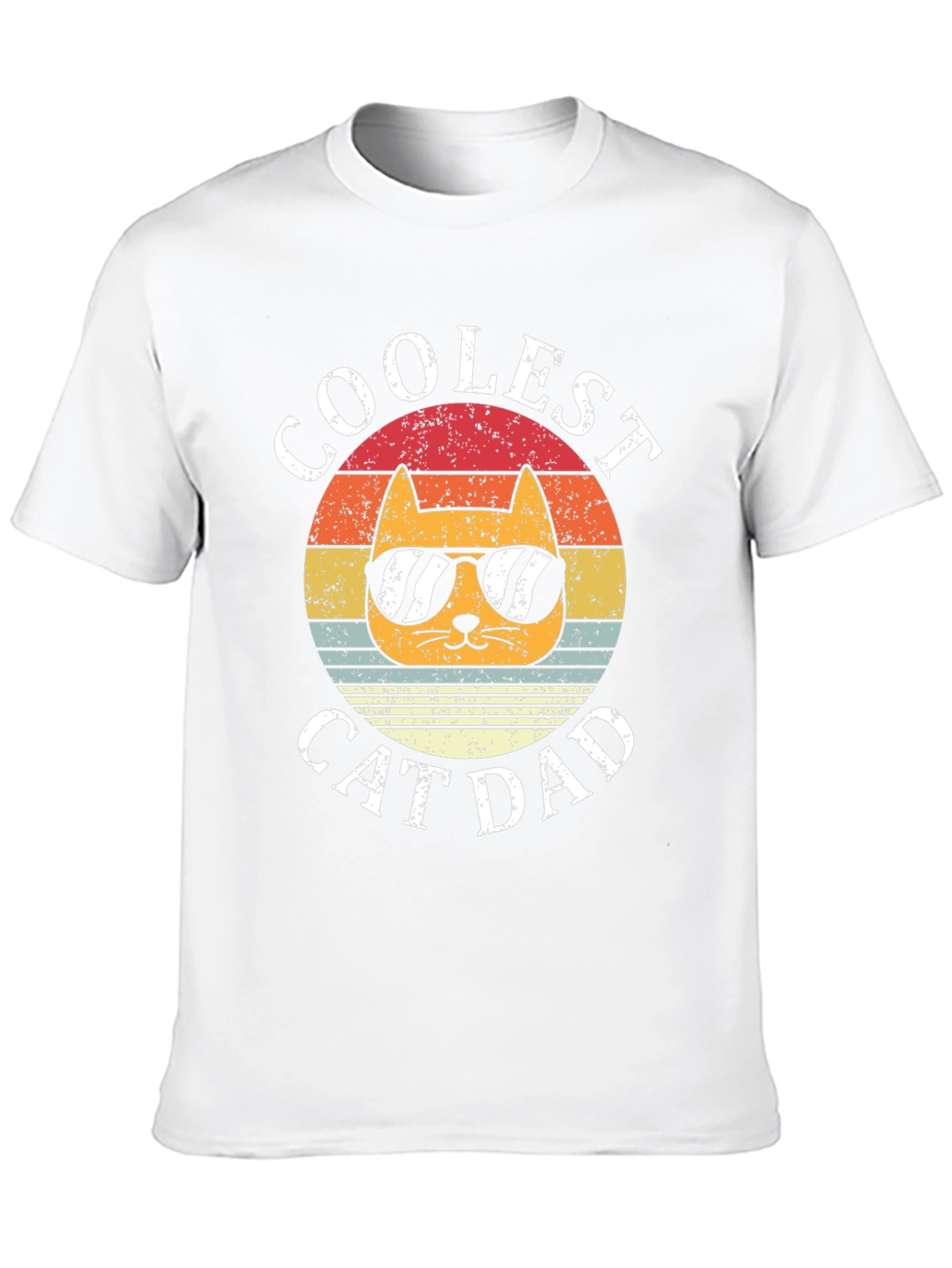Coolest Cat Dad Graphic Tee