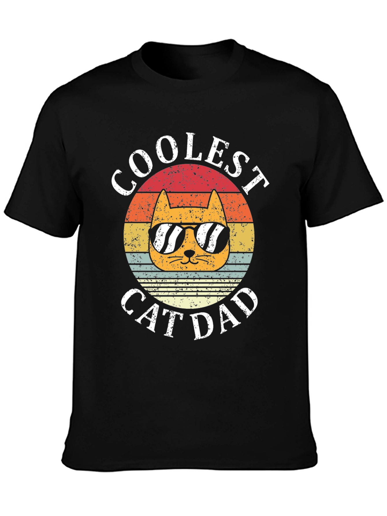 Coolest Cat Dad Graphic Tee