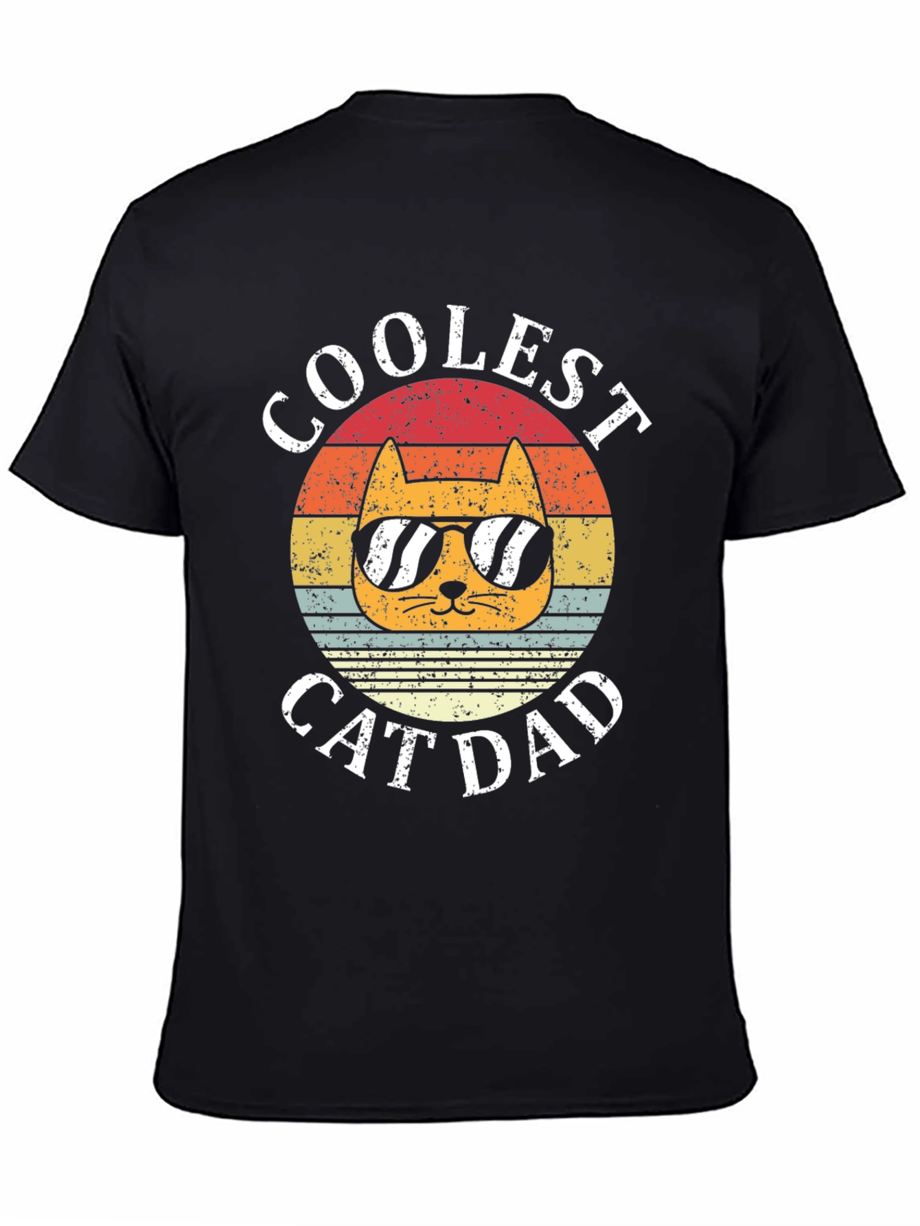 Coolest Cat Dad Graphic Tee
