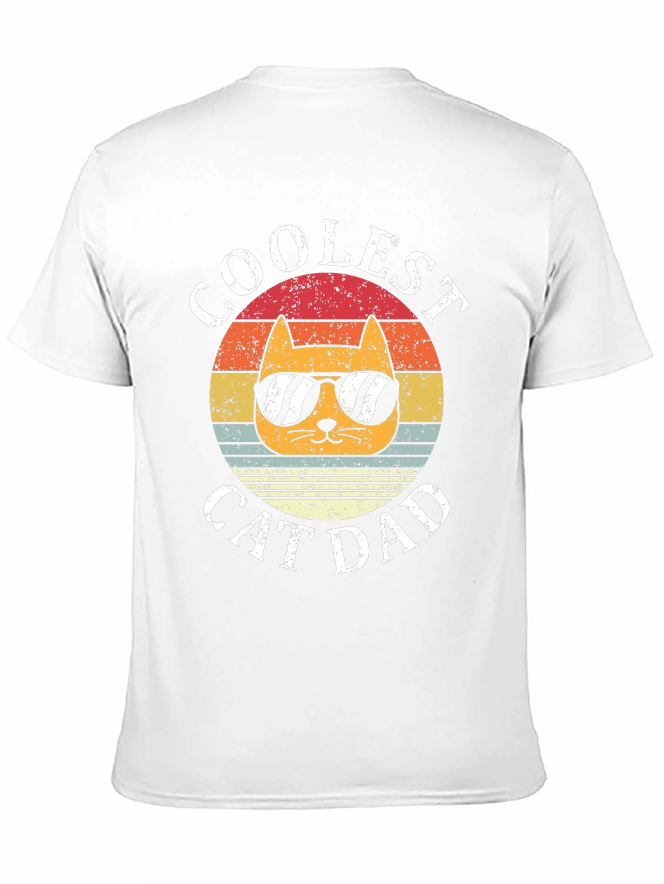 Coolest Cat Dad Graphic Tee