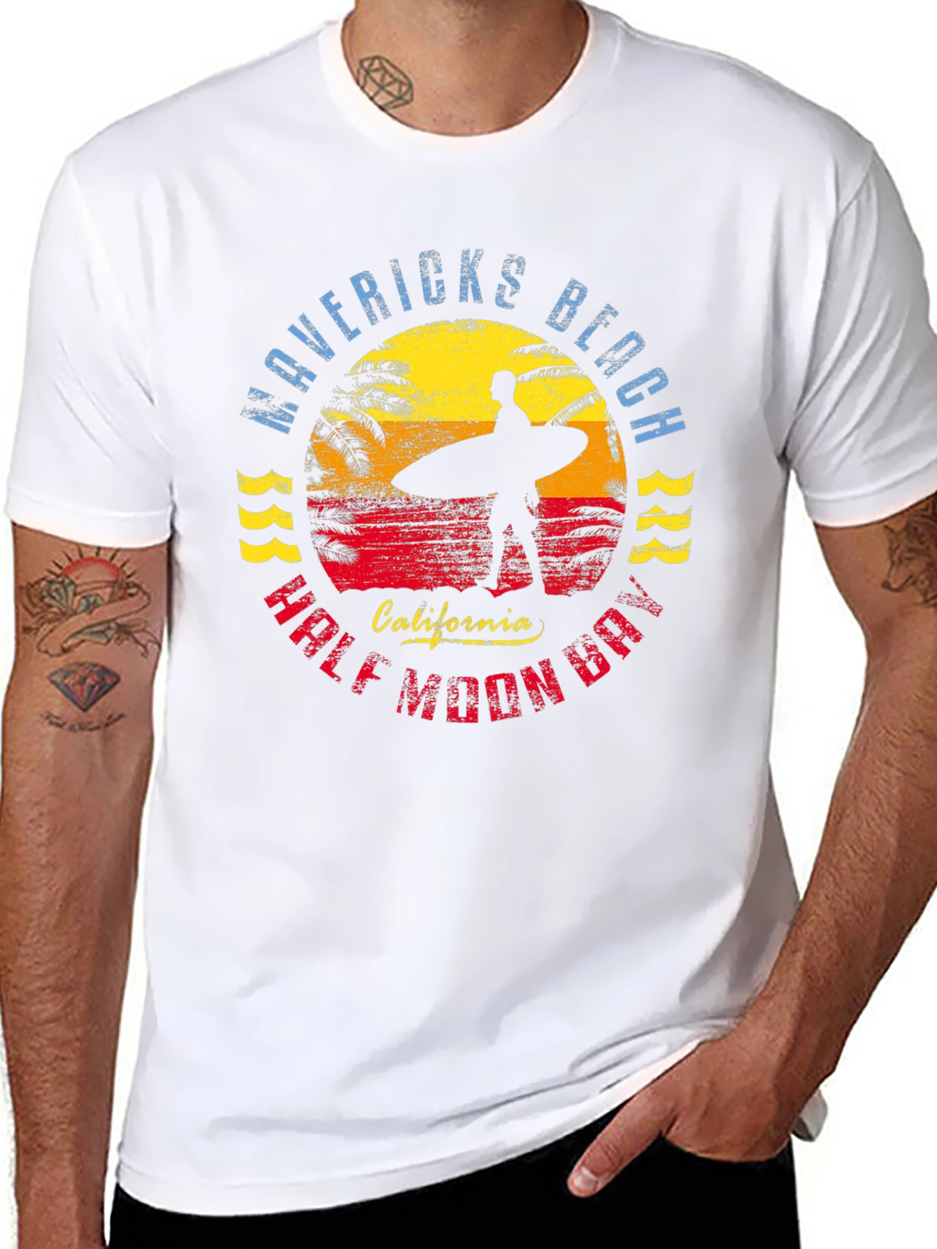 Mavericks Beach Graphic T-Shirt