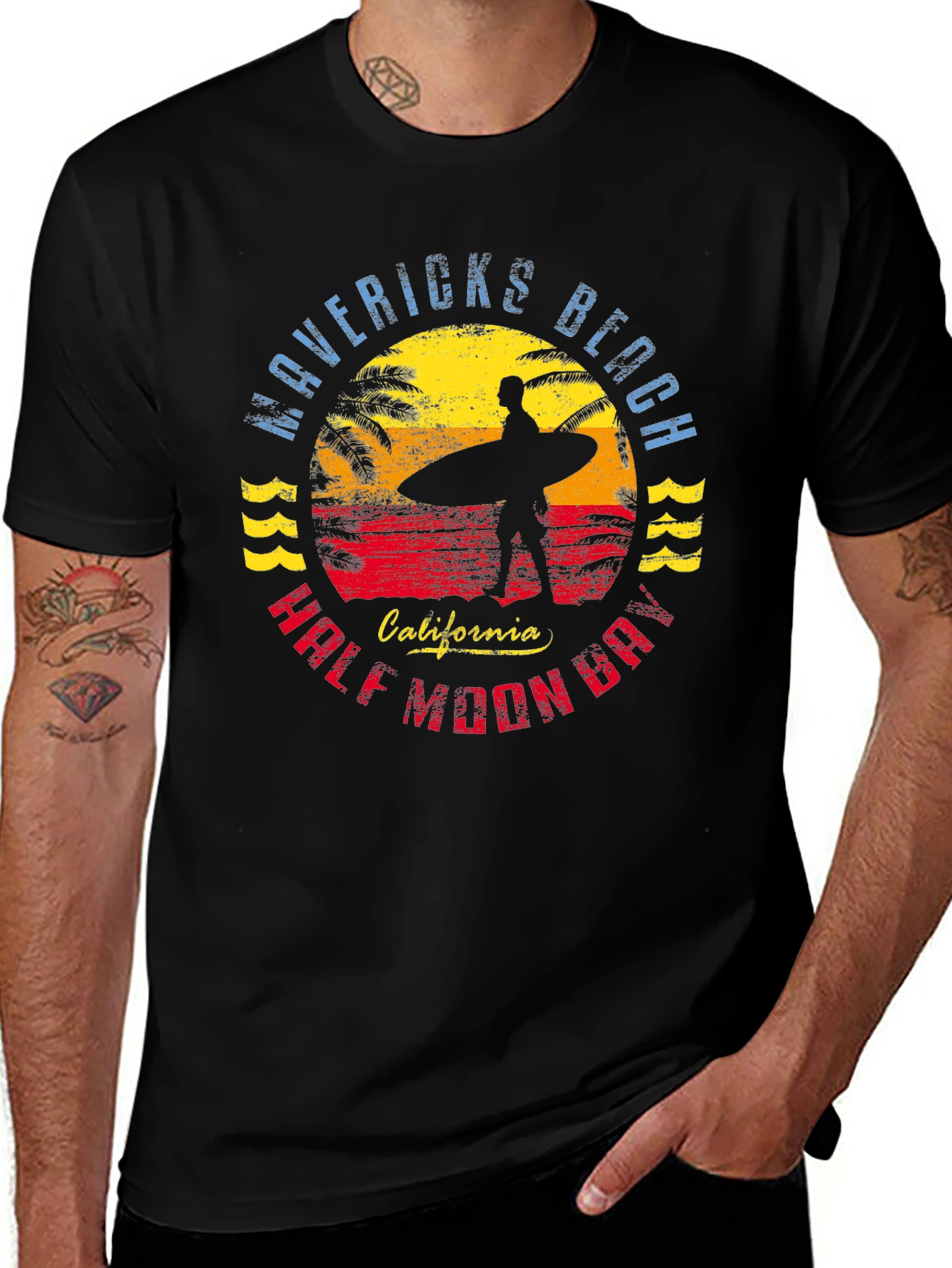 Mavericks Beach Graphic T-Shirt