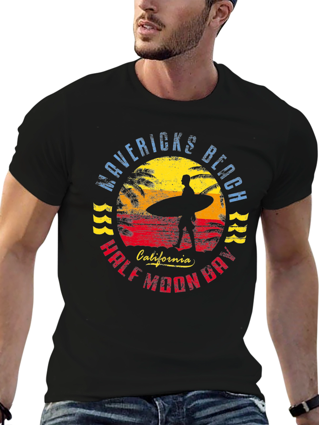 Mavericks Beach Graphic T-Shirt