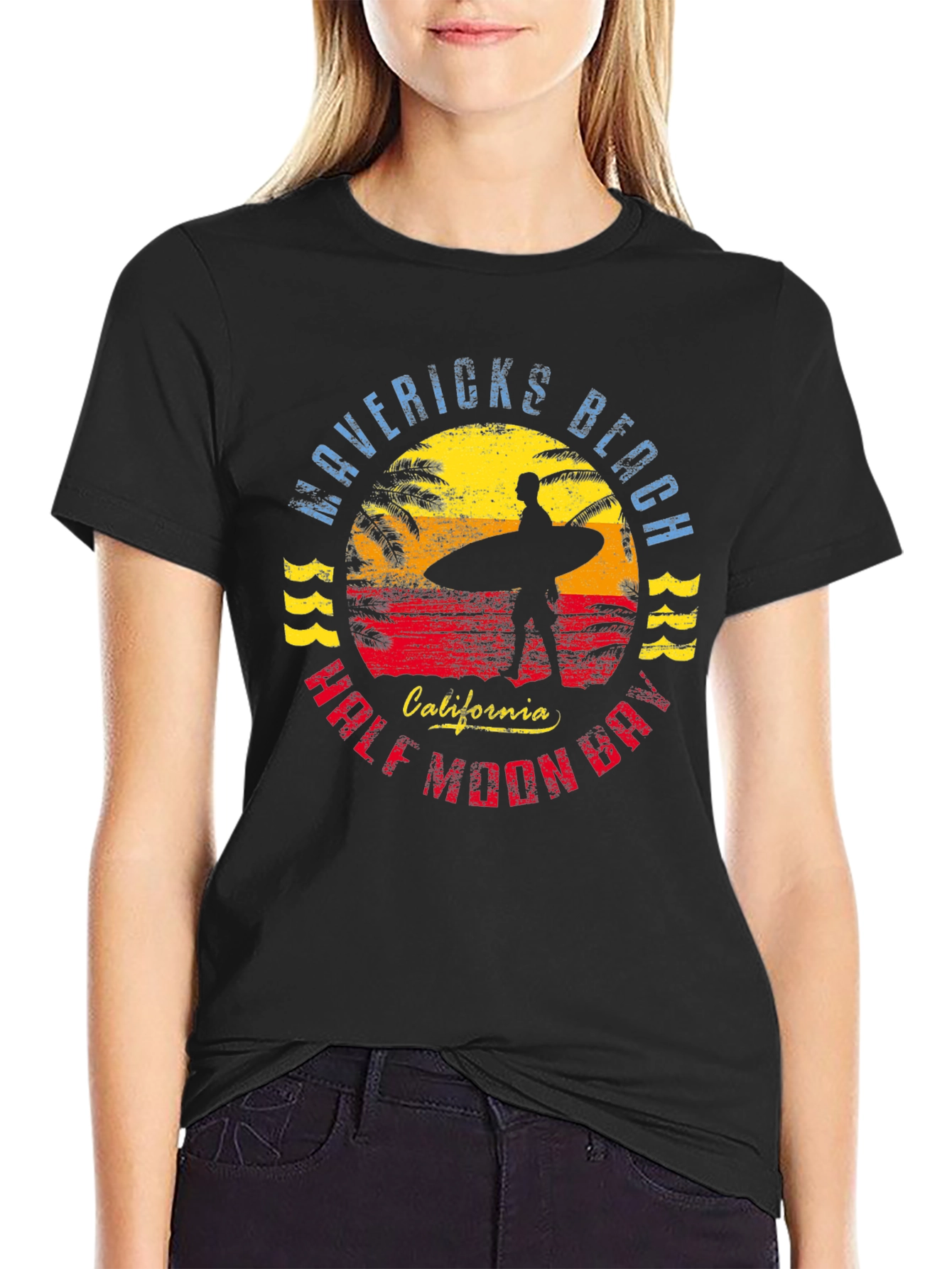 Mavericks Beach Graphic T-Shirt