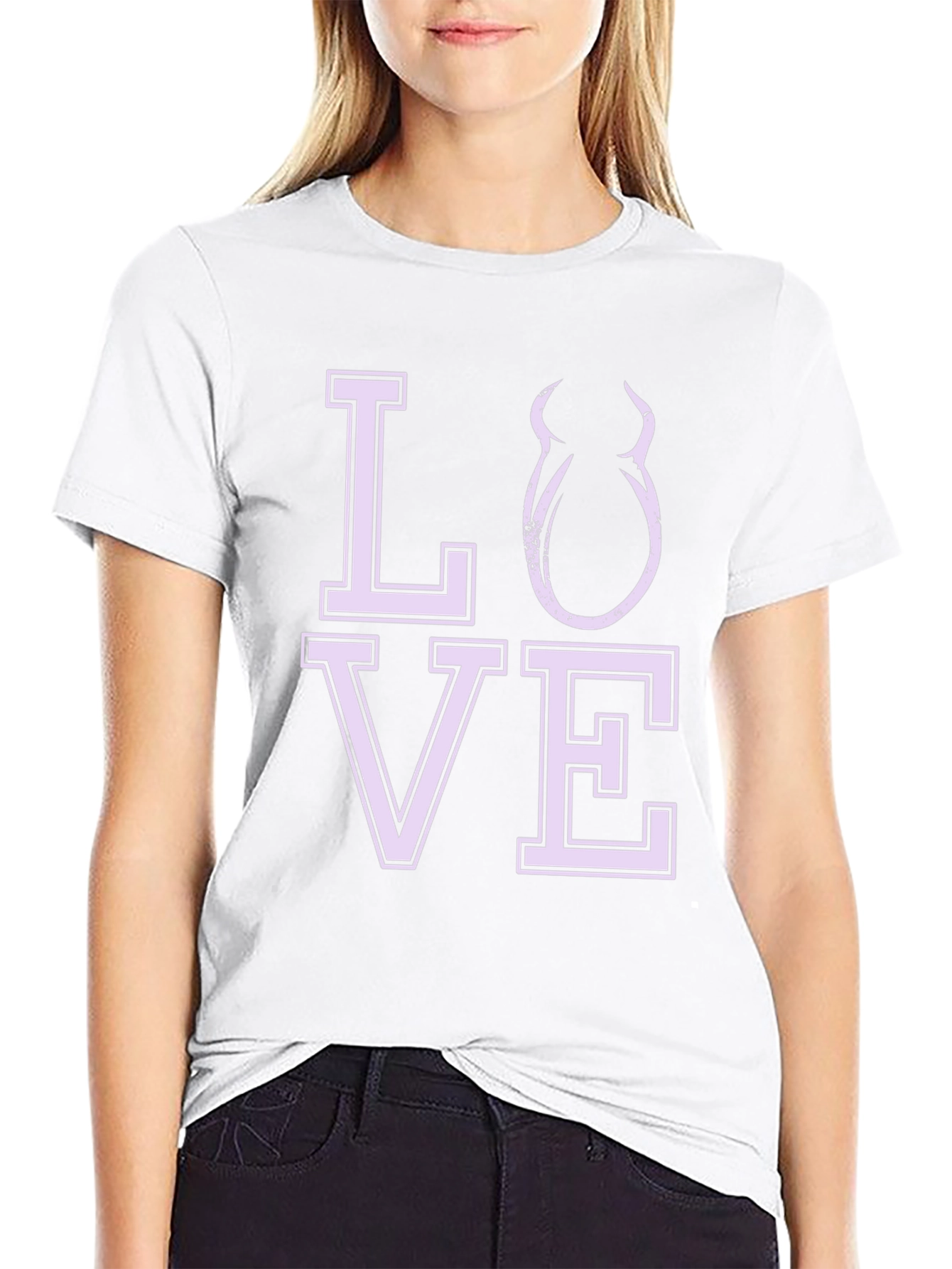 Love Devil Graphic Tee - Black Cotton Shirt