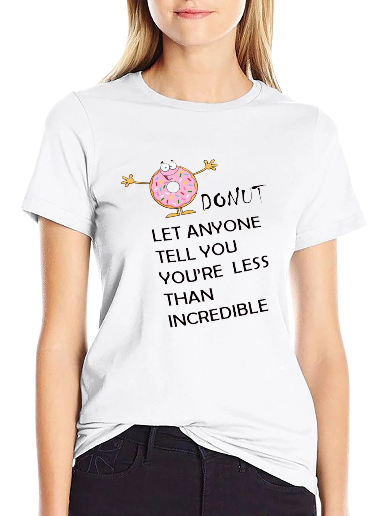 Inspirational Donut Graphic T-Shirt