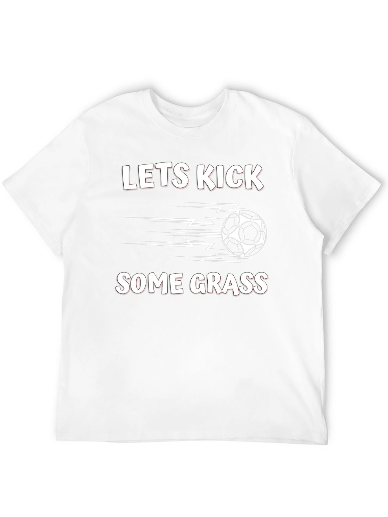 Lets Kick Some Grass Soccer T-Shirt