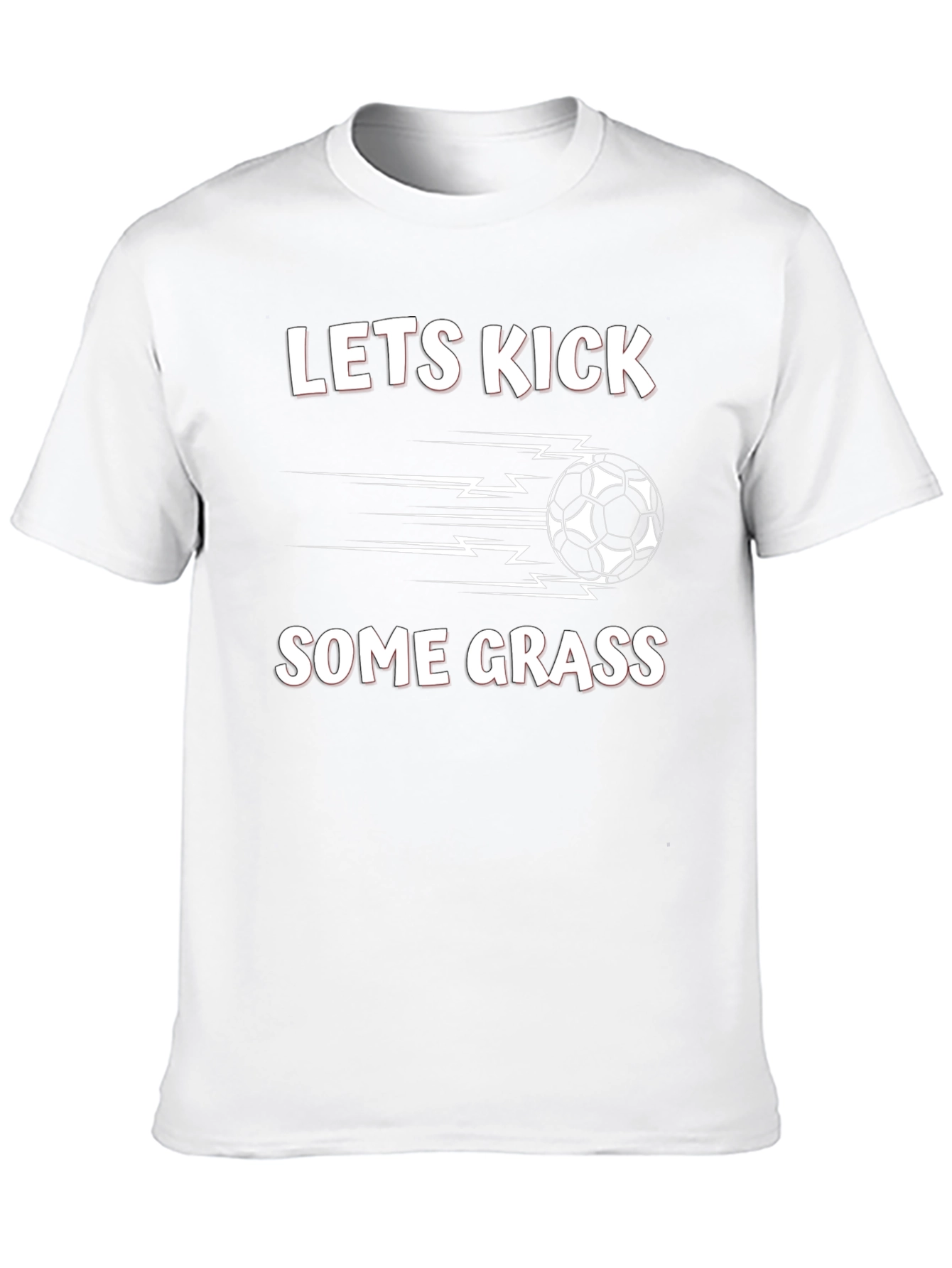 Lets Kick Some Grass Soccer T-Shirt