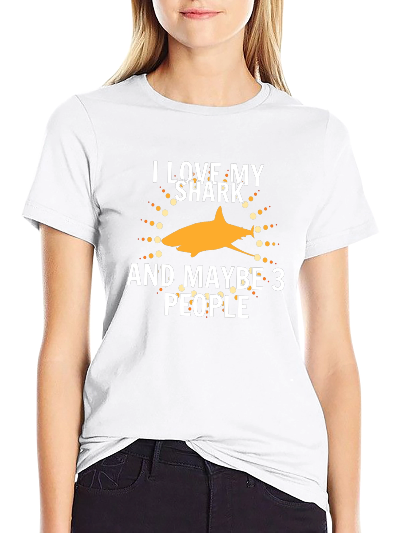 I Love My Shark and Maybe 3 People T-Shirt