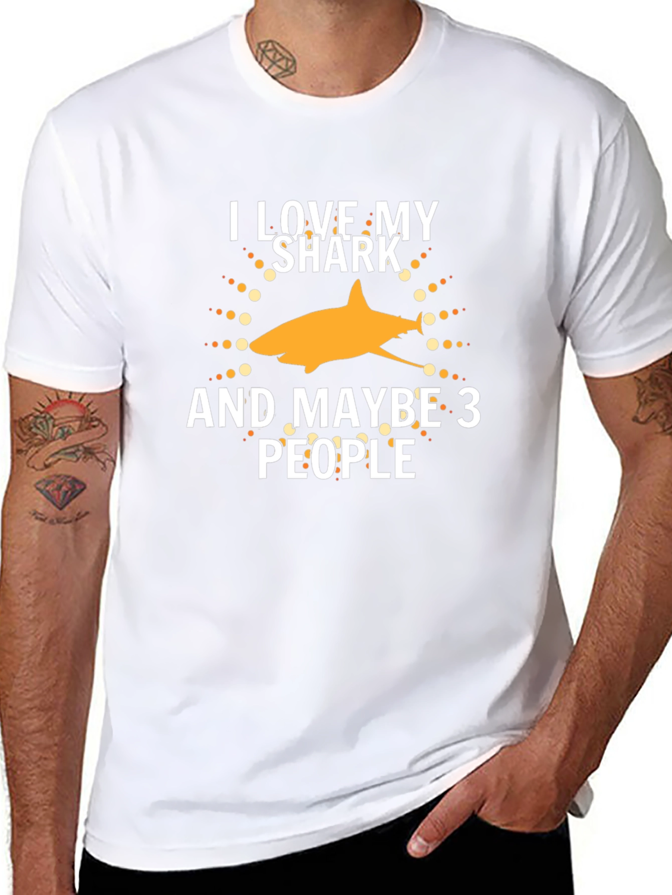 I Love My Shark and Maybe 3 People T-Shirt
