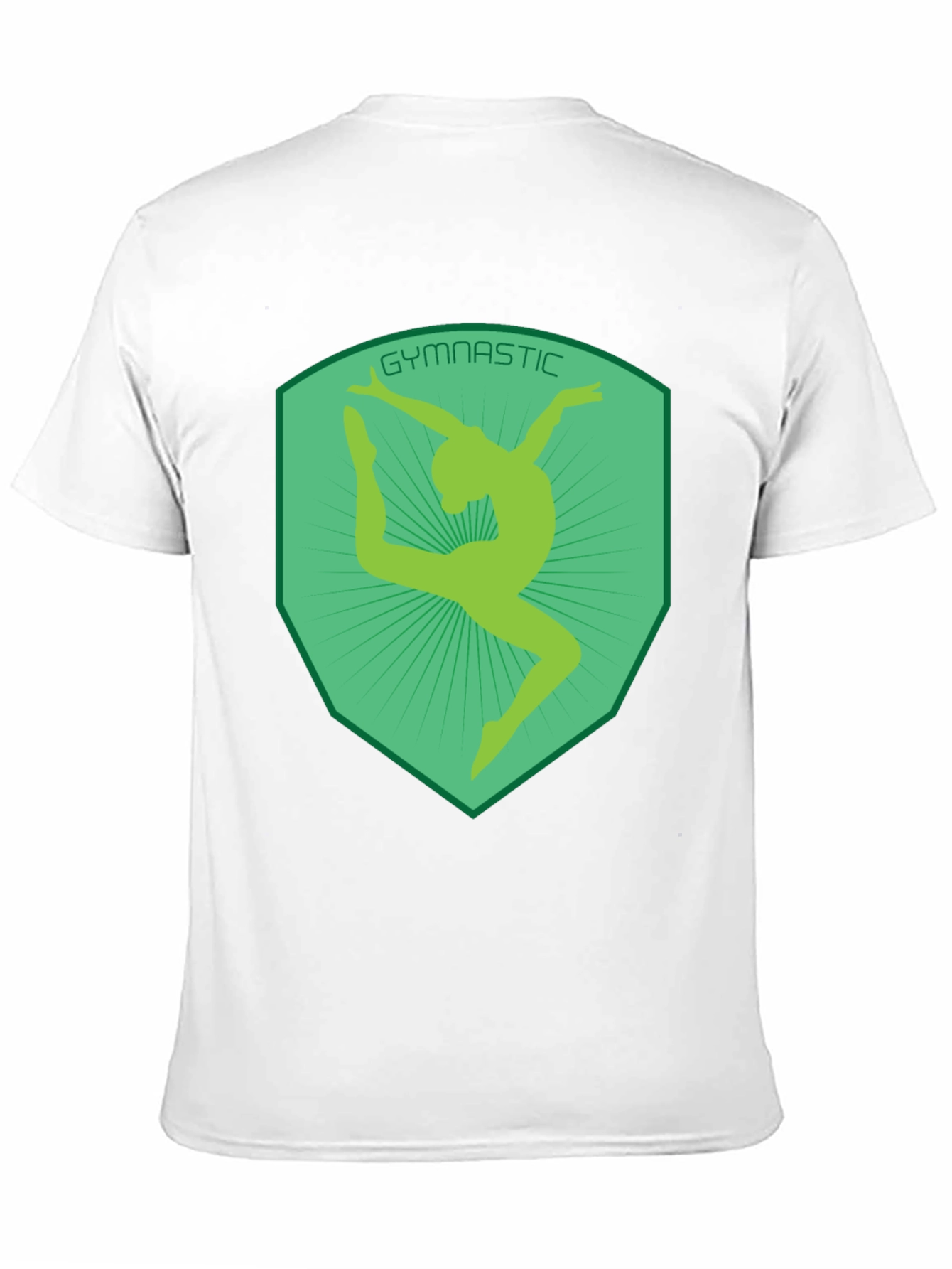 Gymnastics Silhouette Graphic Tee - Athletic Design