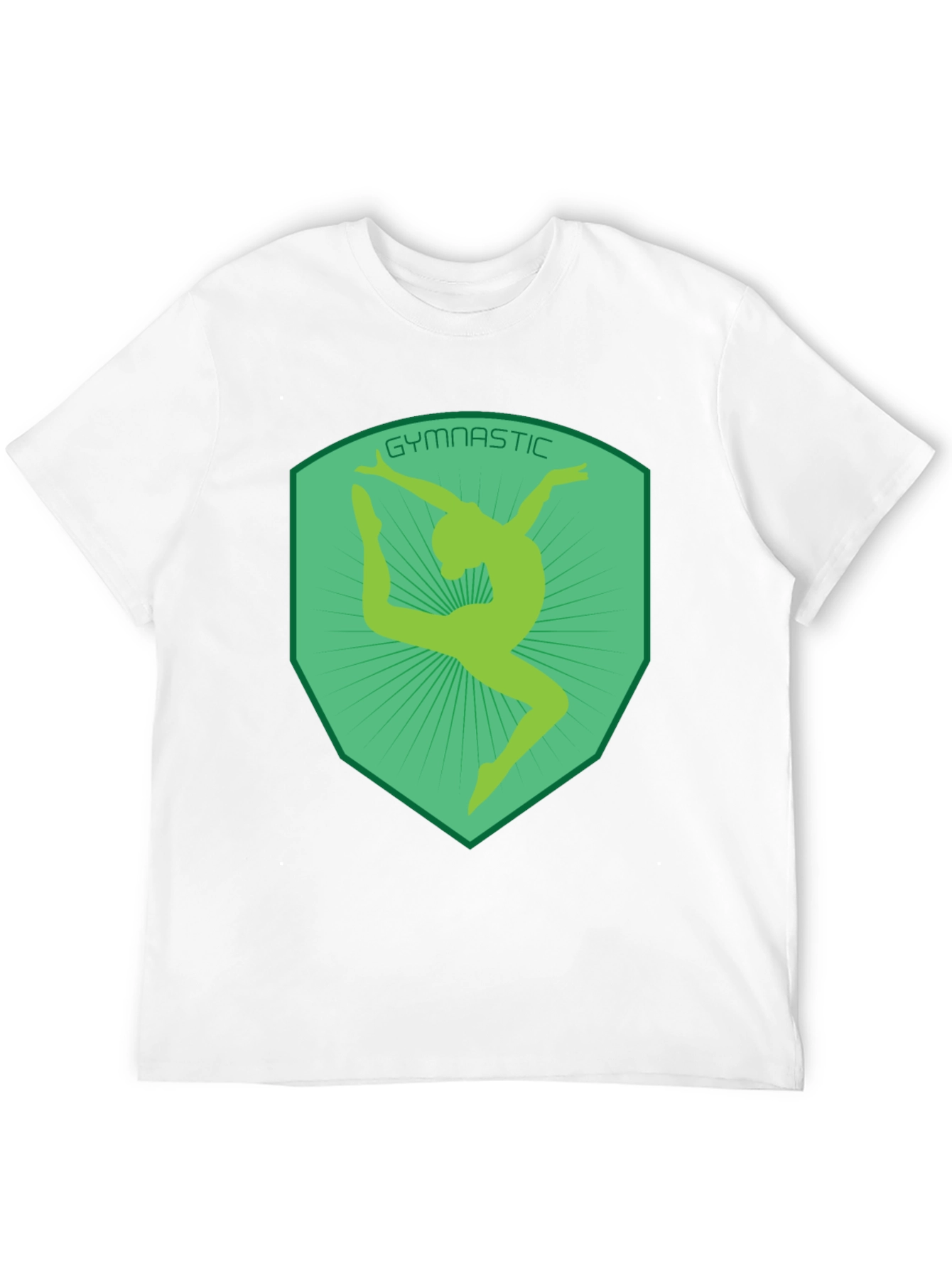 Gymnastics Silhouette Graphic Tee - Athletic Design