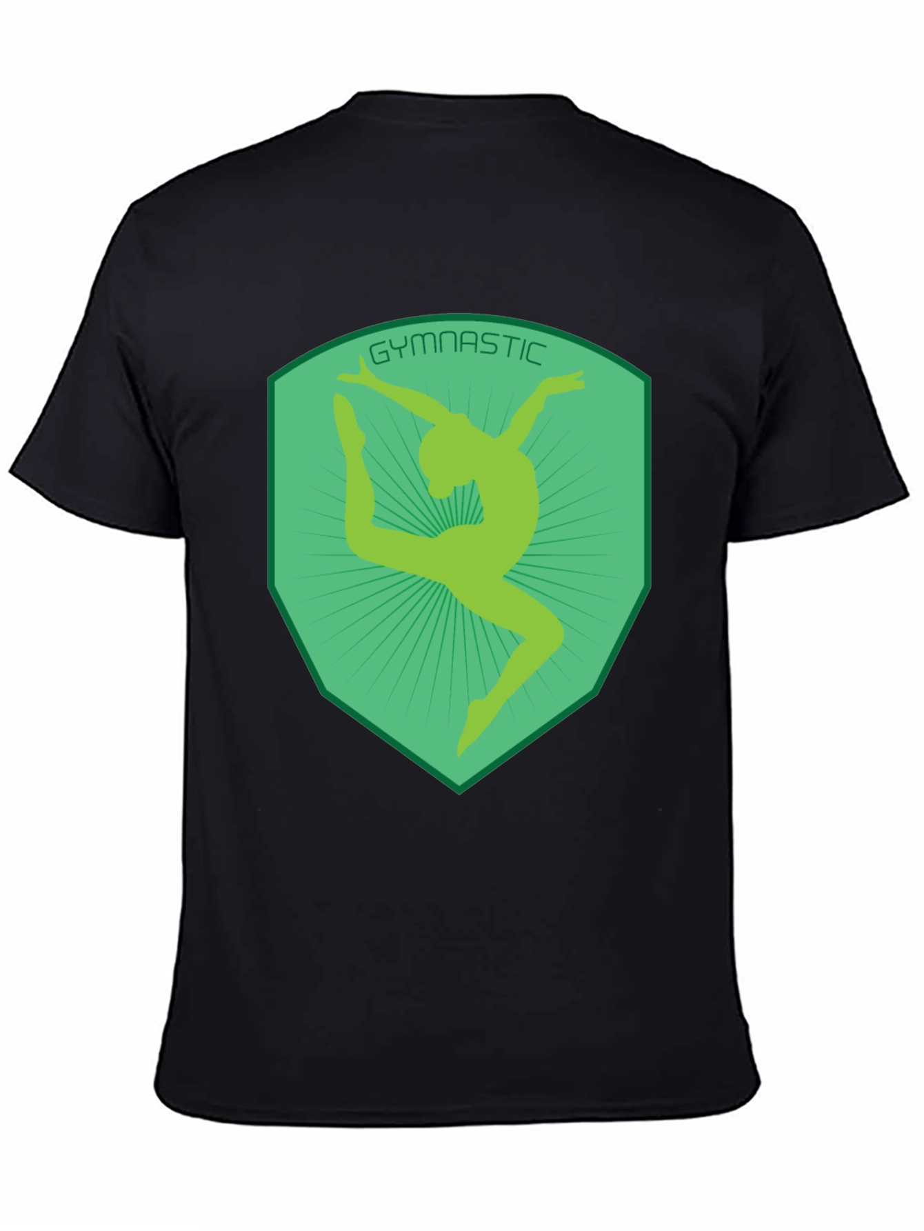 Gymnastics Silhouette Graphic Tee - Athletic Design