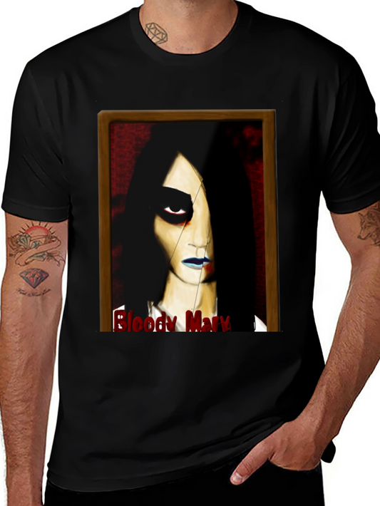 Bloody Mary Graphic Tee - Unisex Horror T-Shirt