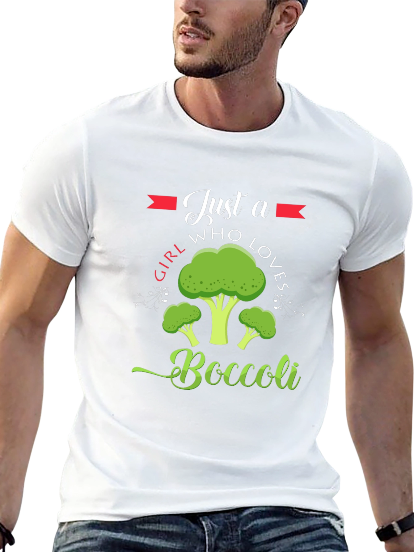 Just A Girl Who Loves Broccoli T-Shirt