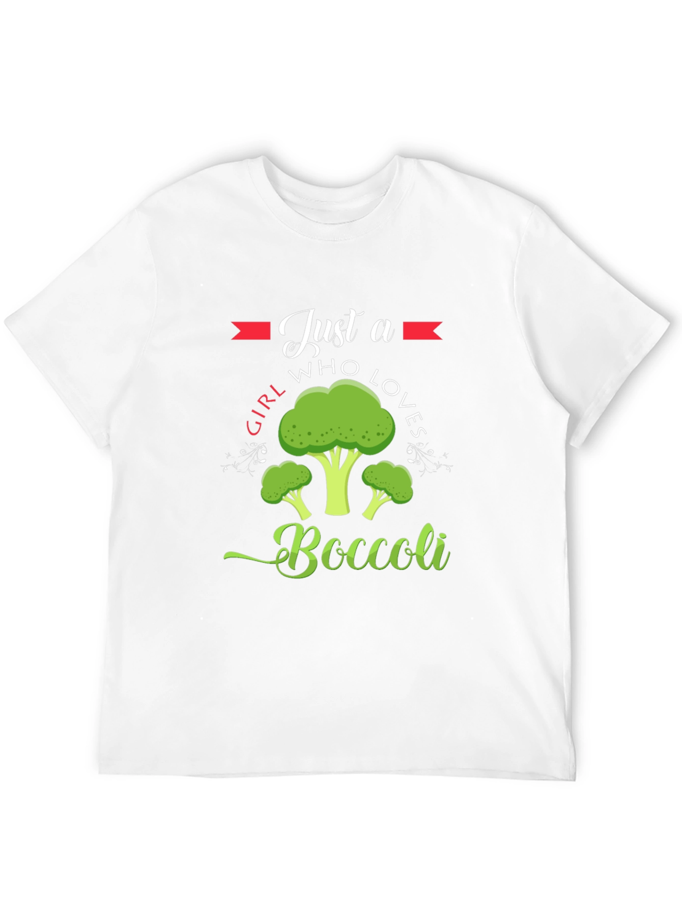 Just A Girl Who Loves Broccoli T-Shirt