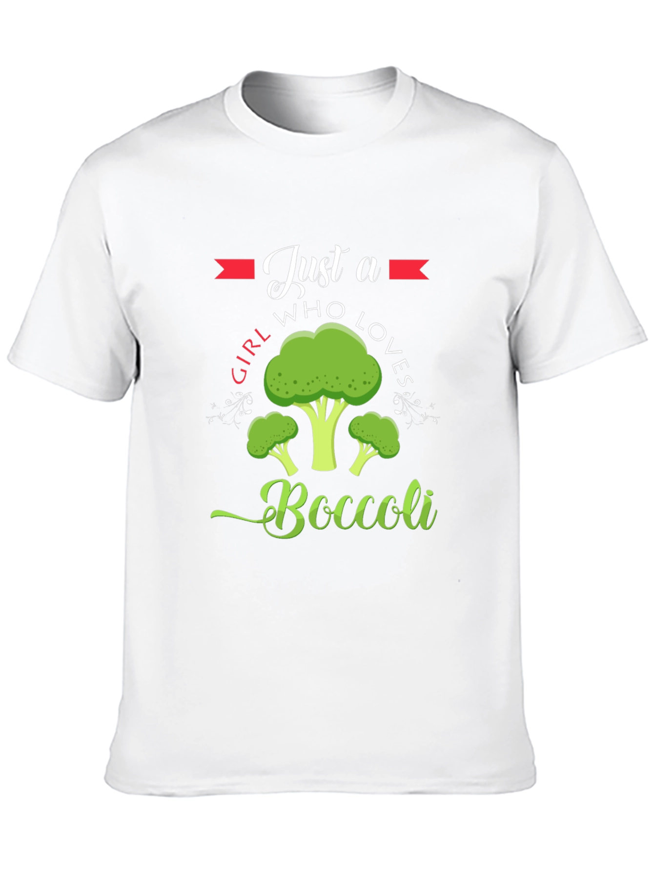 Just A Girl Who Loves Broccoli T-Shirt