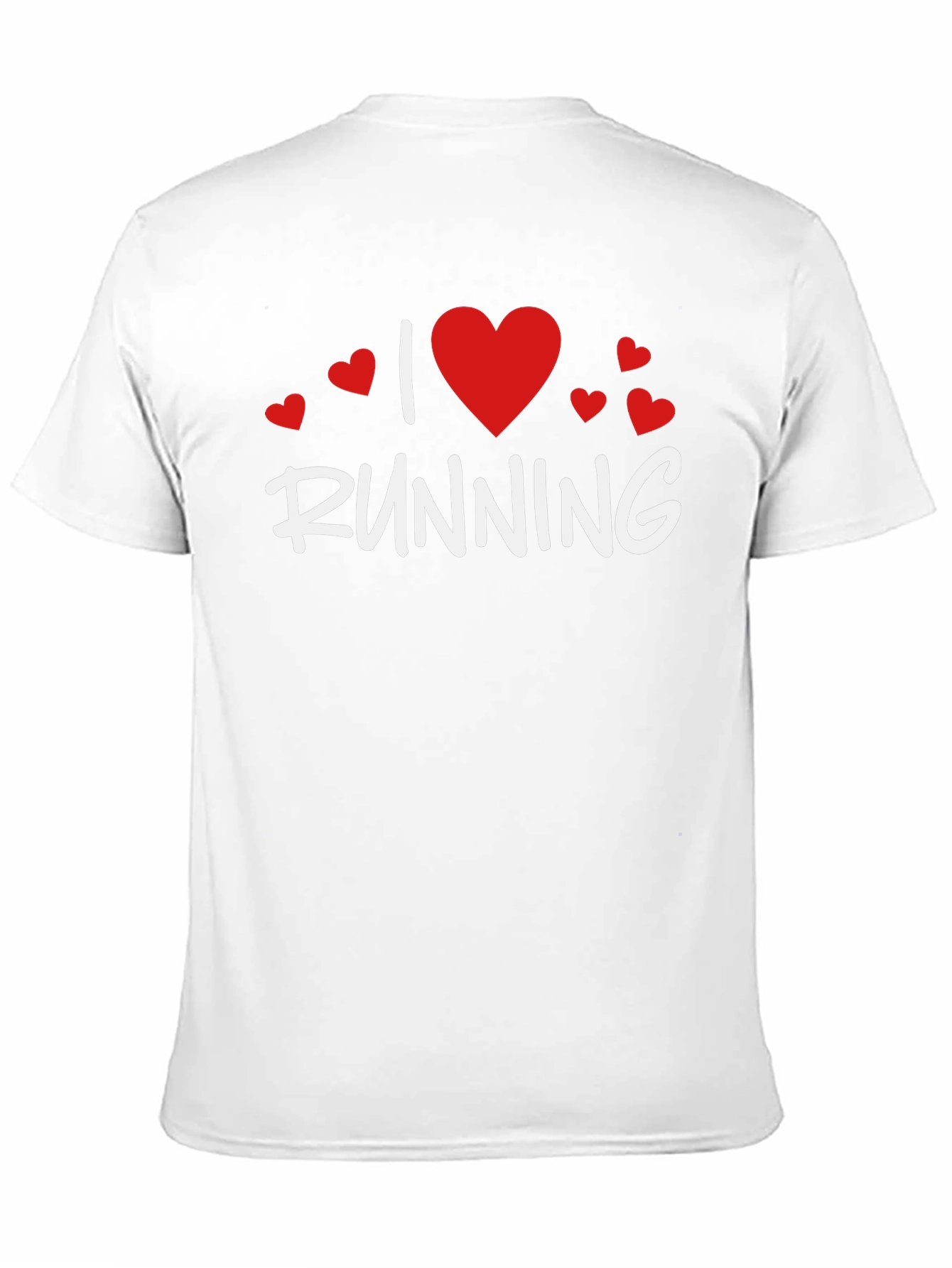 I Love Running Graphic T-Shirt - Black