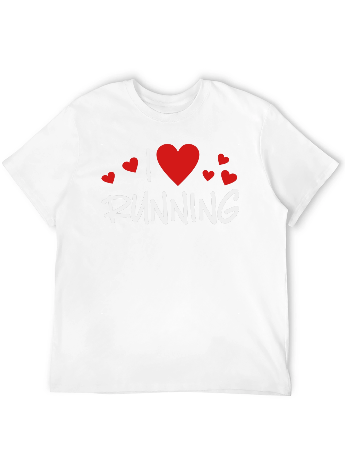 I Love Running Graphic T-Shirt - Black
