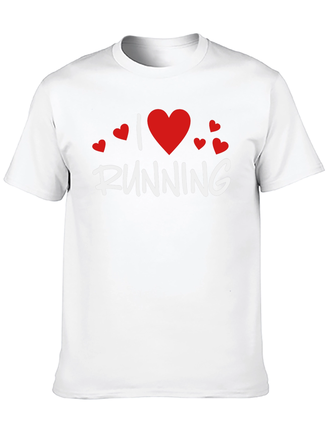 I Love Running Graphic T-Shirt - Black