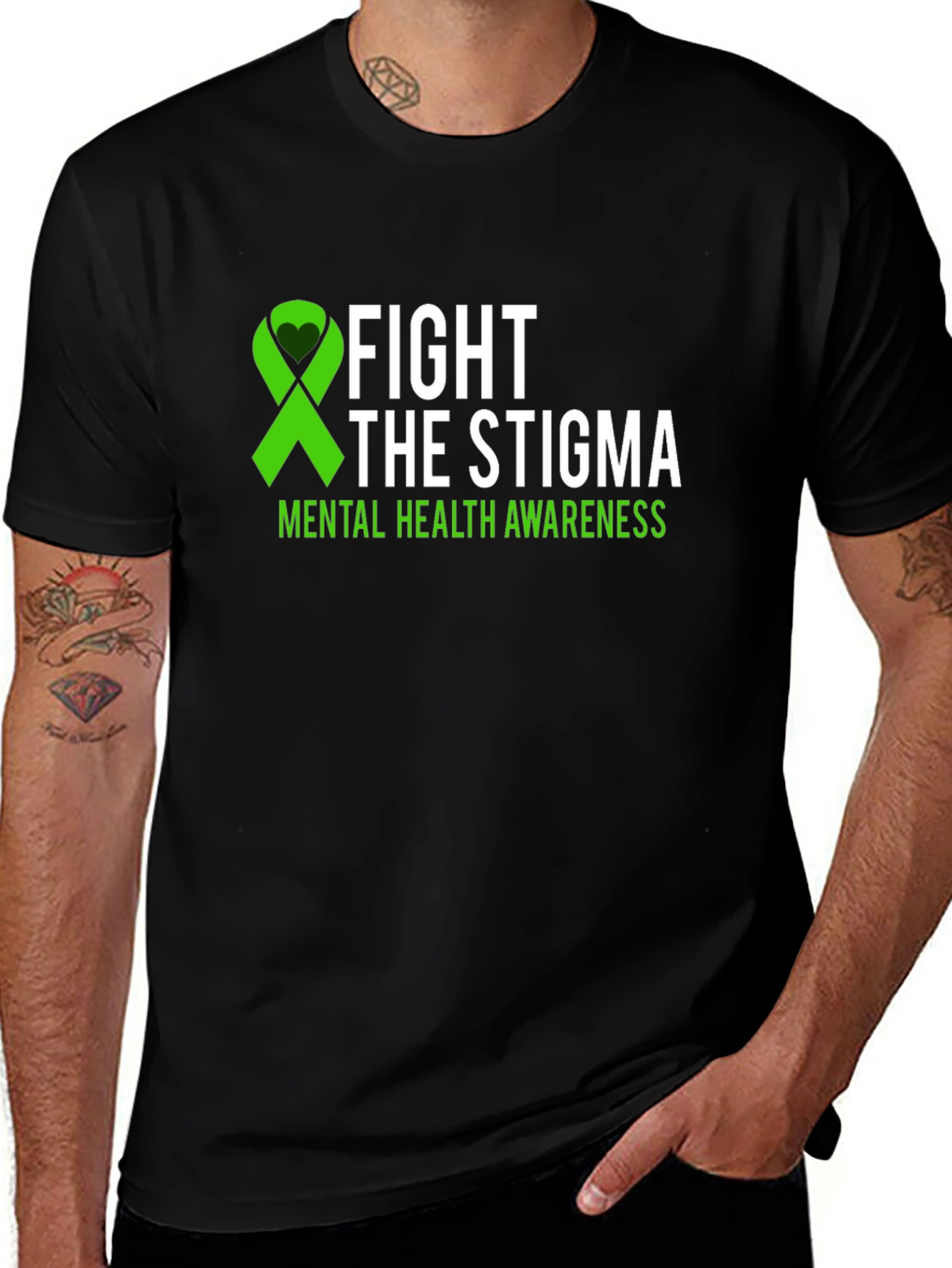Fight The Stigma Mental Health Awareness T-Shirt