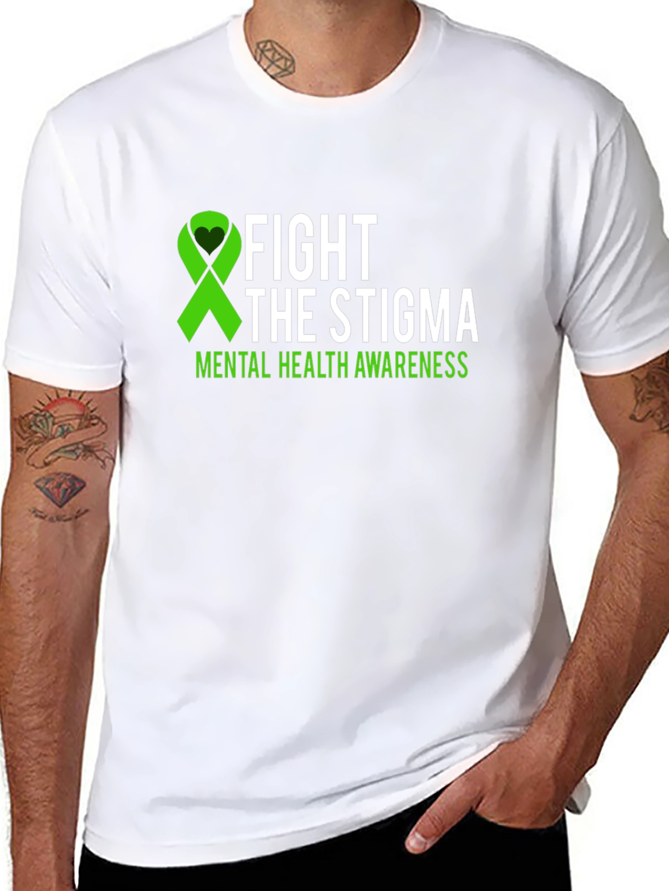 Fight The Stigma Mental Health Awareness T-Shirt