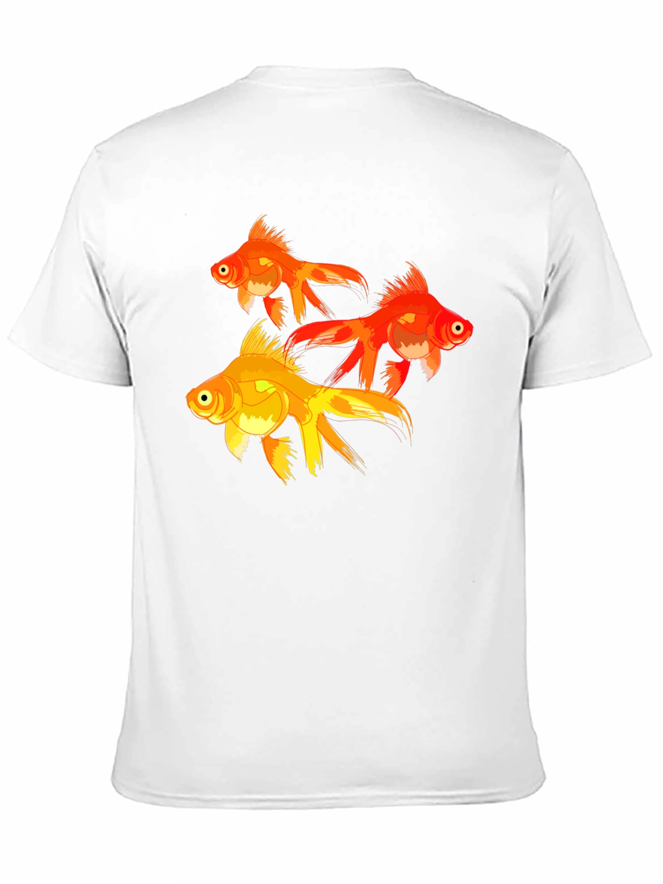 Goldfish Graphic T-Shirt - Black Cotton Tee