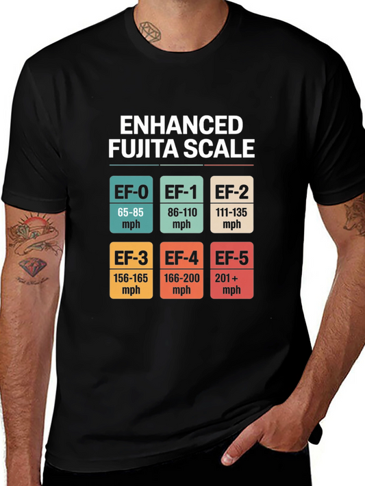 Enhanced Fujita Scale T-Shirt - Tornado Enthusiast