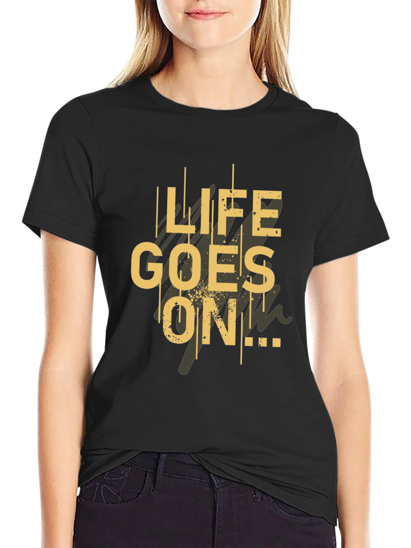Life Goes On Graphic T-Shirt - Stylish Comfort