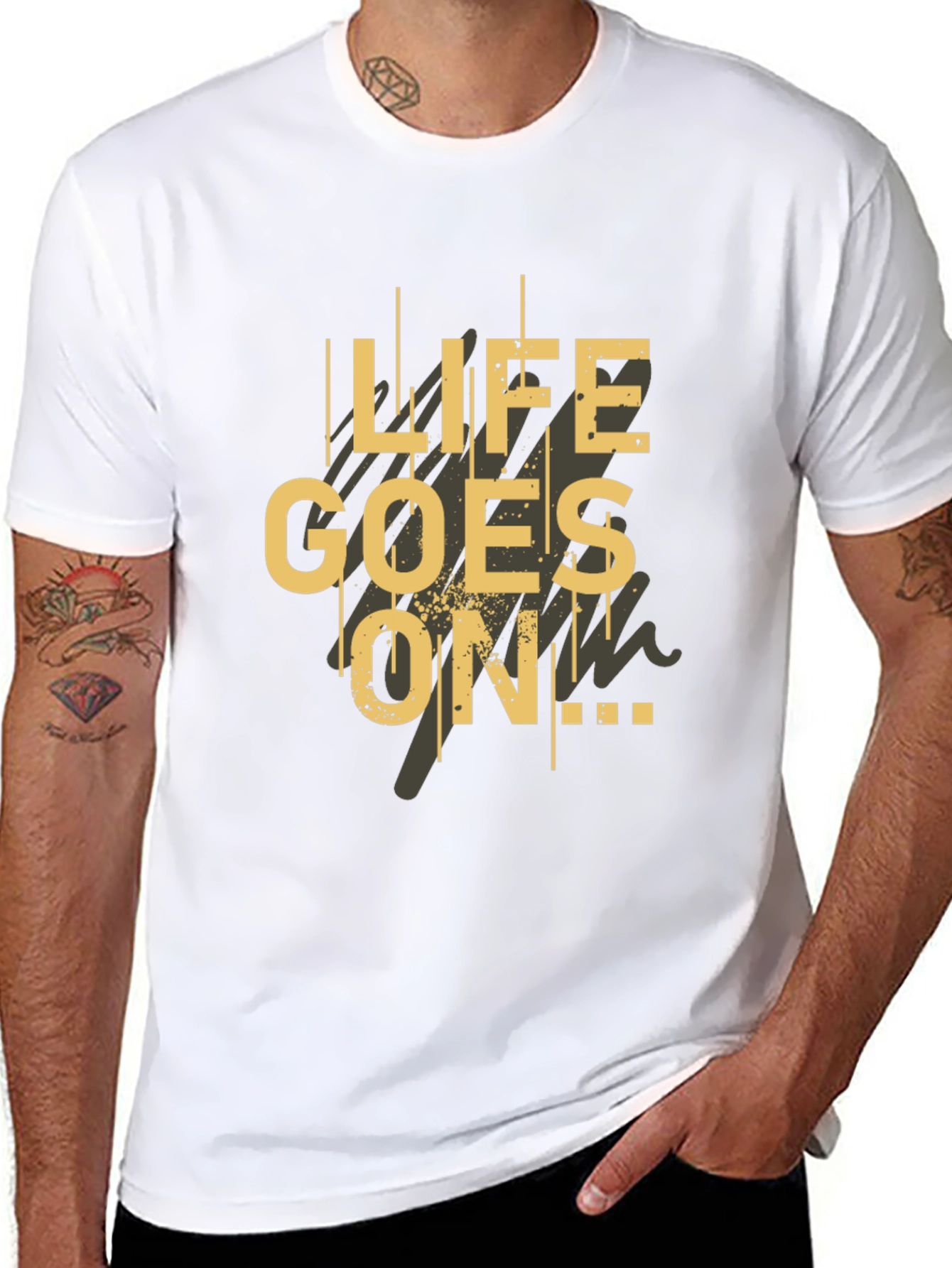 Life Goes On Graphic T-Shirt - Stylish Comfort