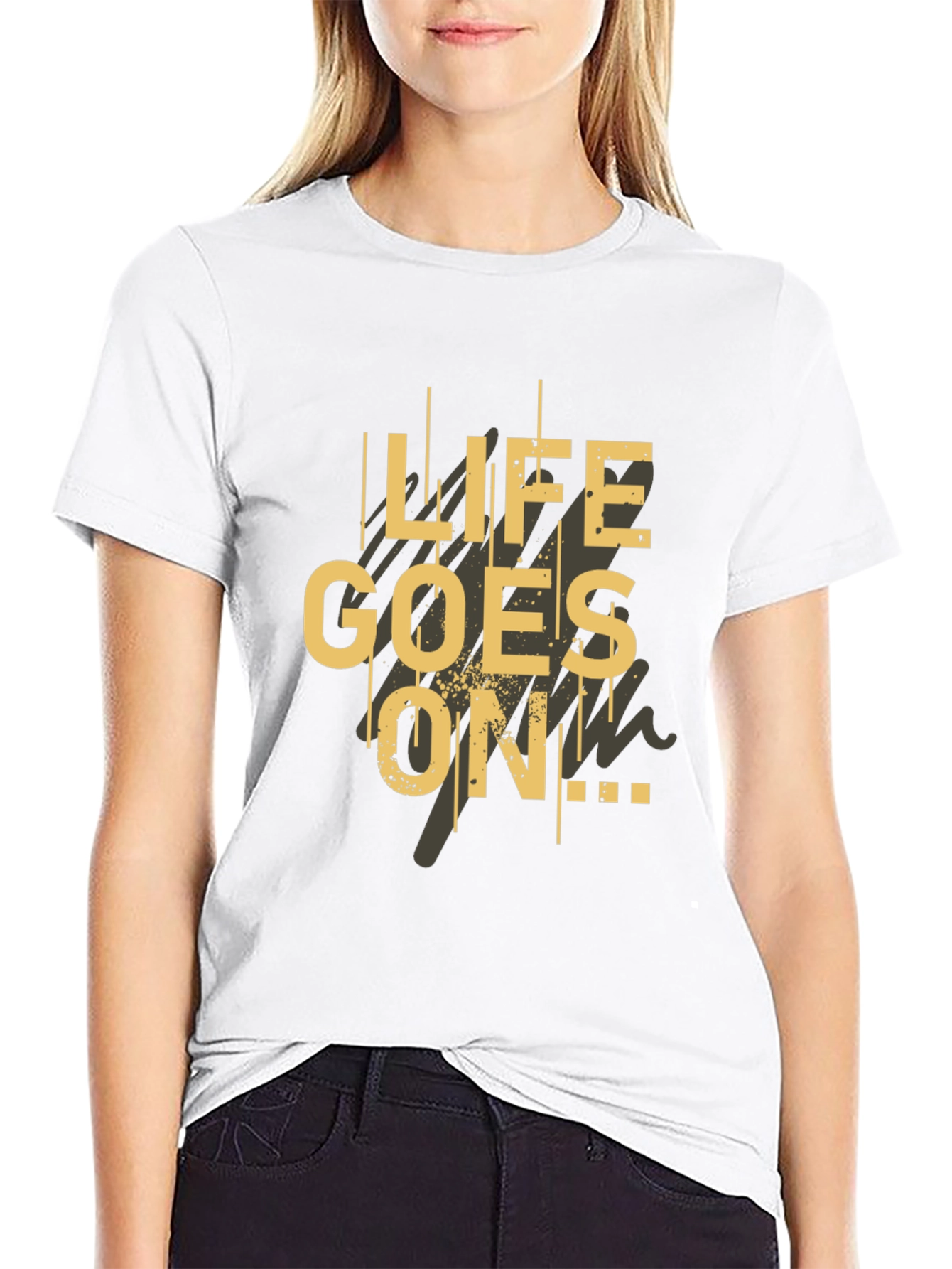 Life Goes On Graphic T-Shirt - Stylish Comfort