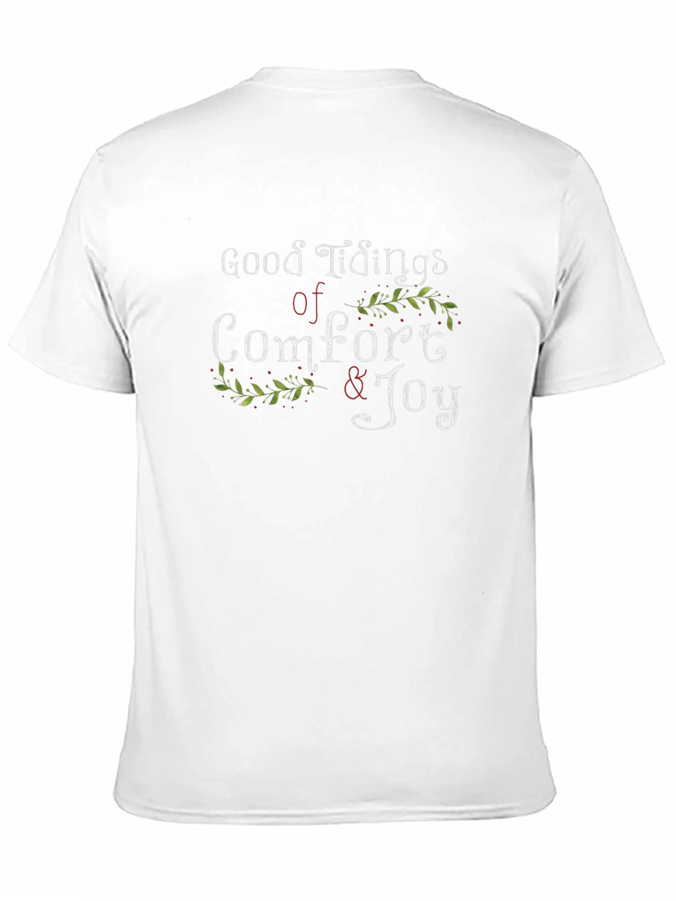 Good Tidings of Comfort & Joy Black T-Shirt