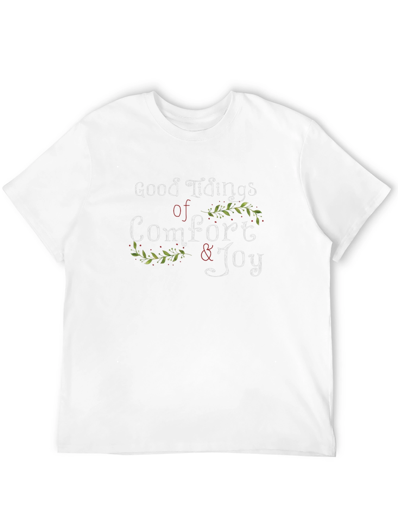 Good Tidings of Comfort & Joy Black T-Shirt