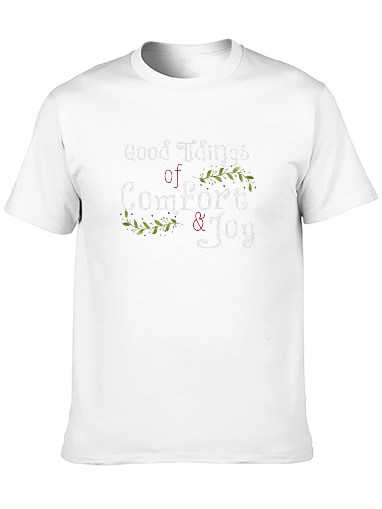 Good Tidings of Comfort & Joy Black T-Shirt