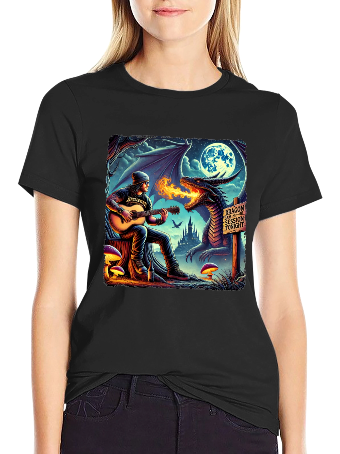 Dragon Music Session Graphic Tee