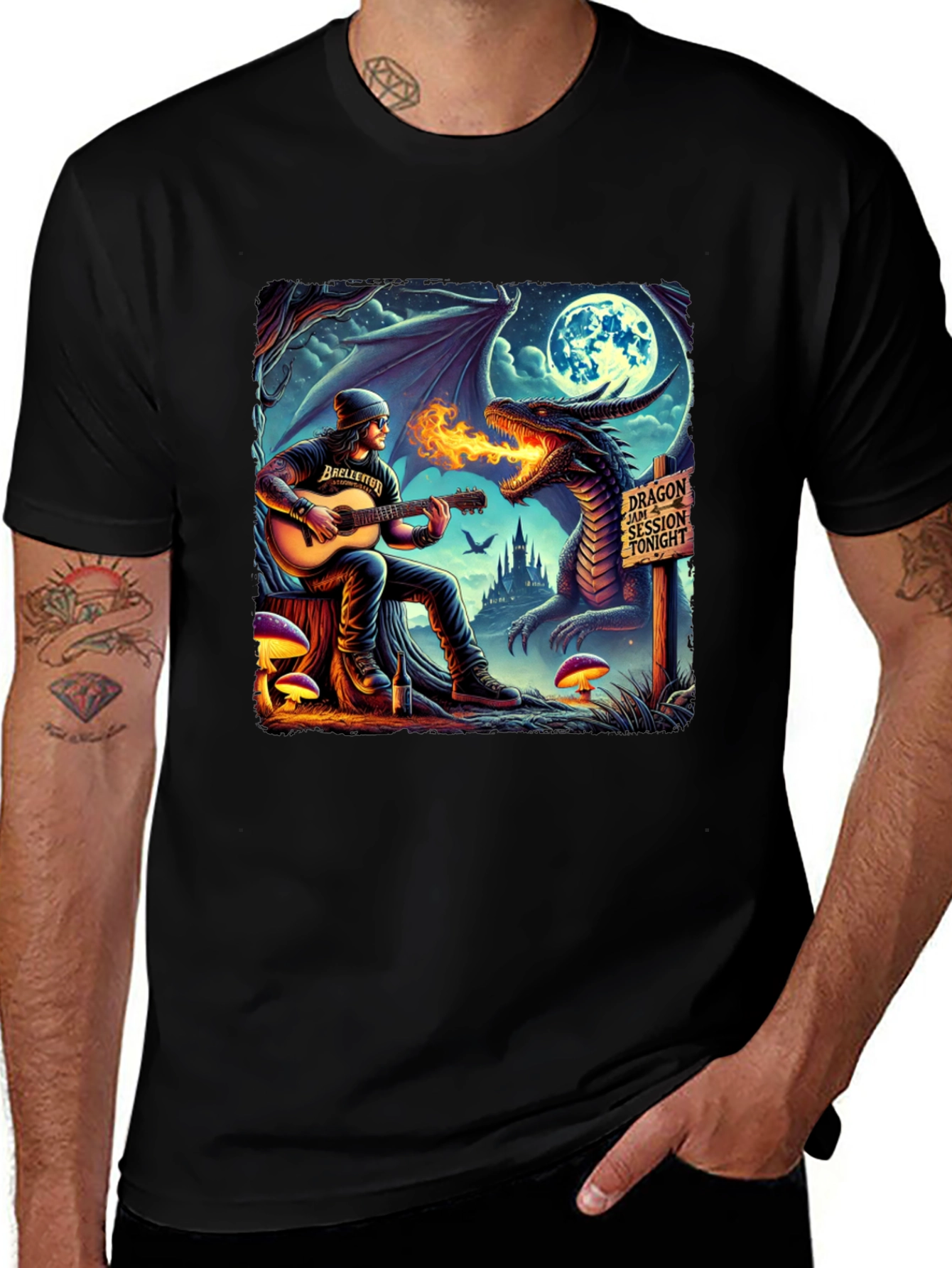 Dragon Music Session Graphic Tee