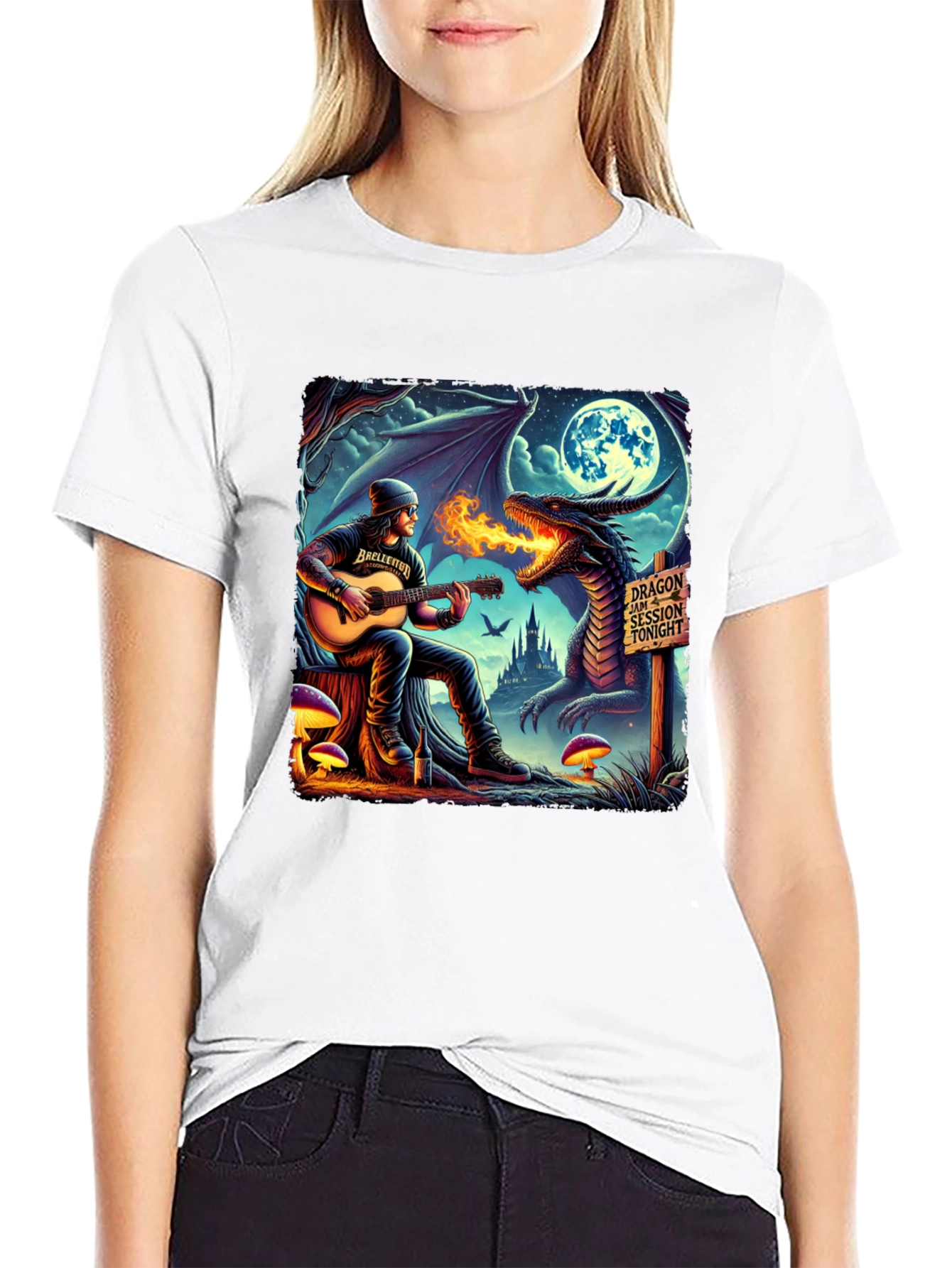 Dragon Music Session Graphic Tee