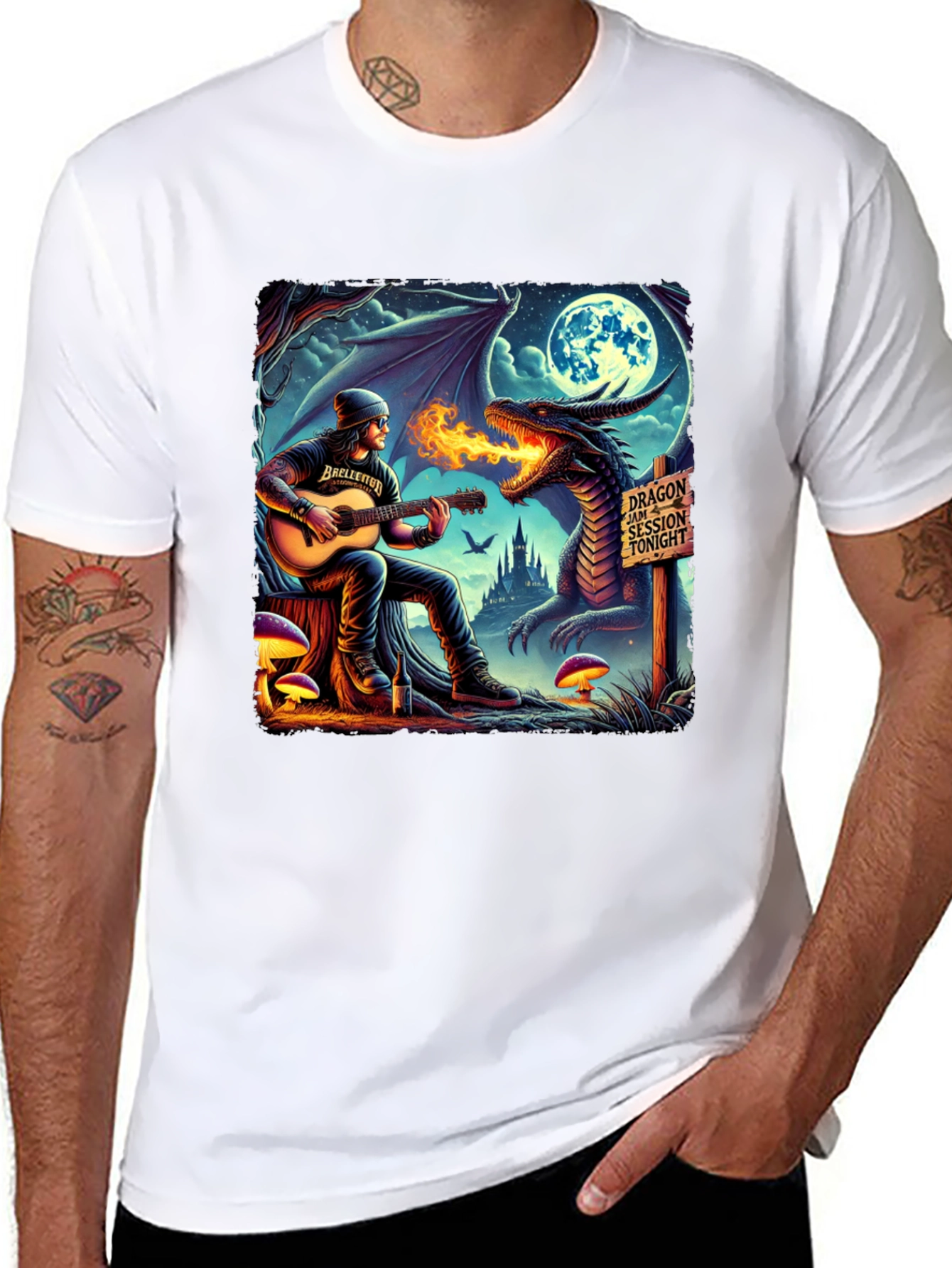 Dragon Music Session Graphic Tee