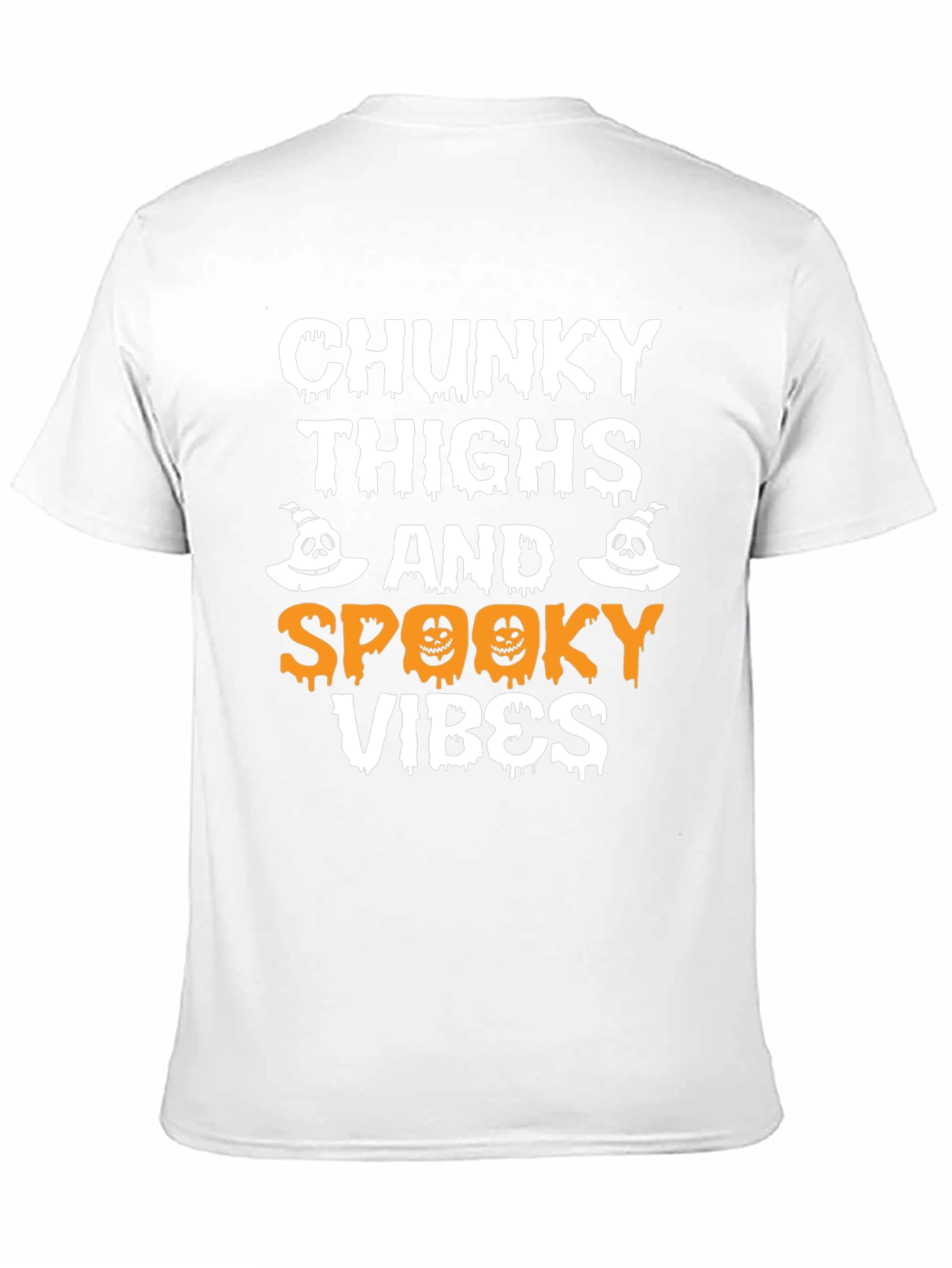 Chunky Thighs Spooky Vibes Halloween T-Shirt