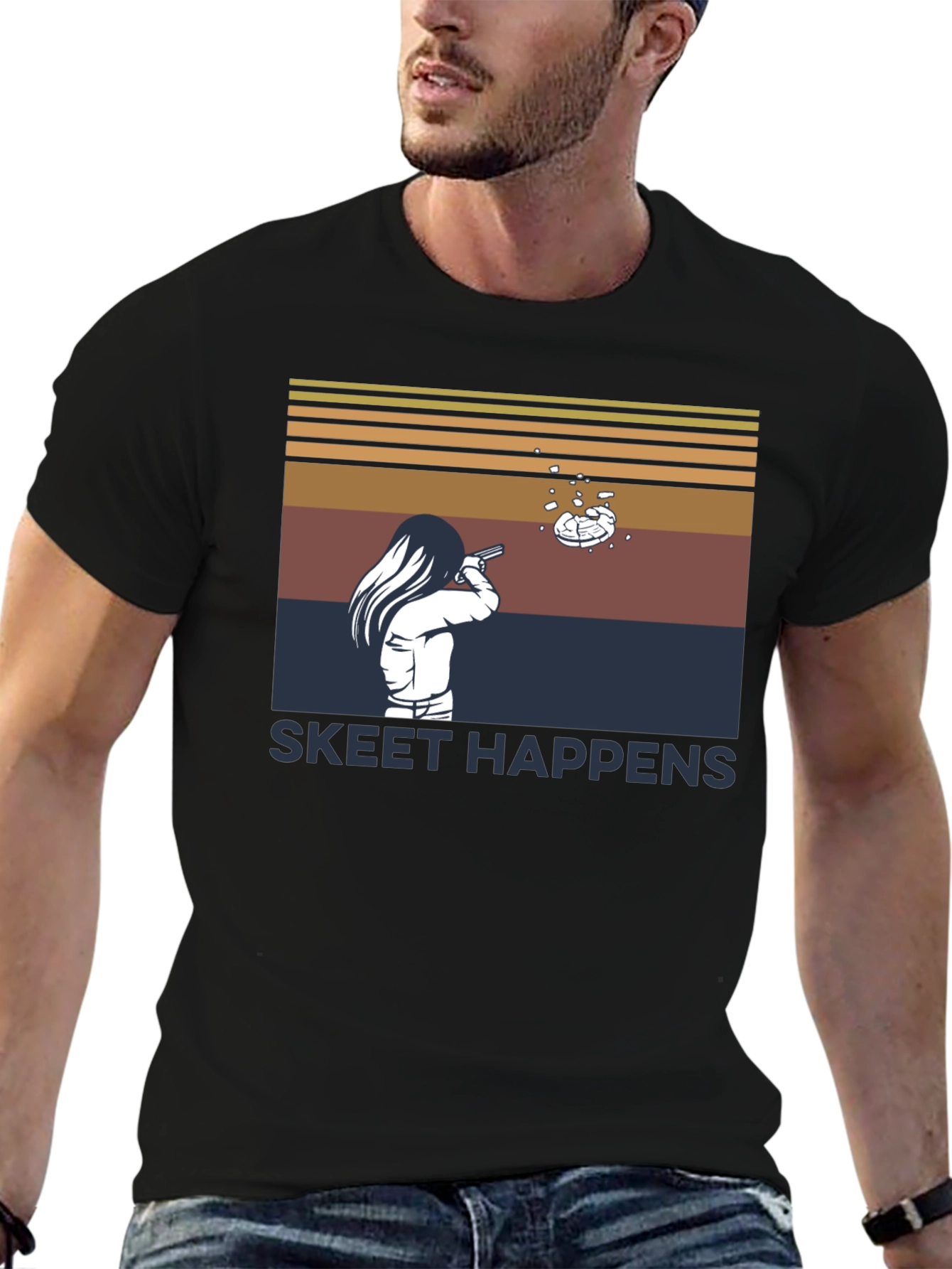 Skeet Happens T-Shirt - Clay Target Shooting Tee