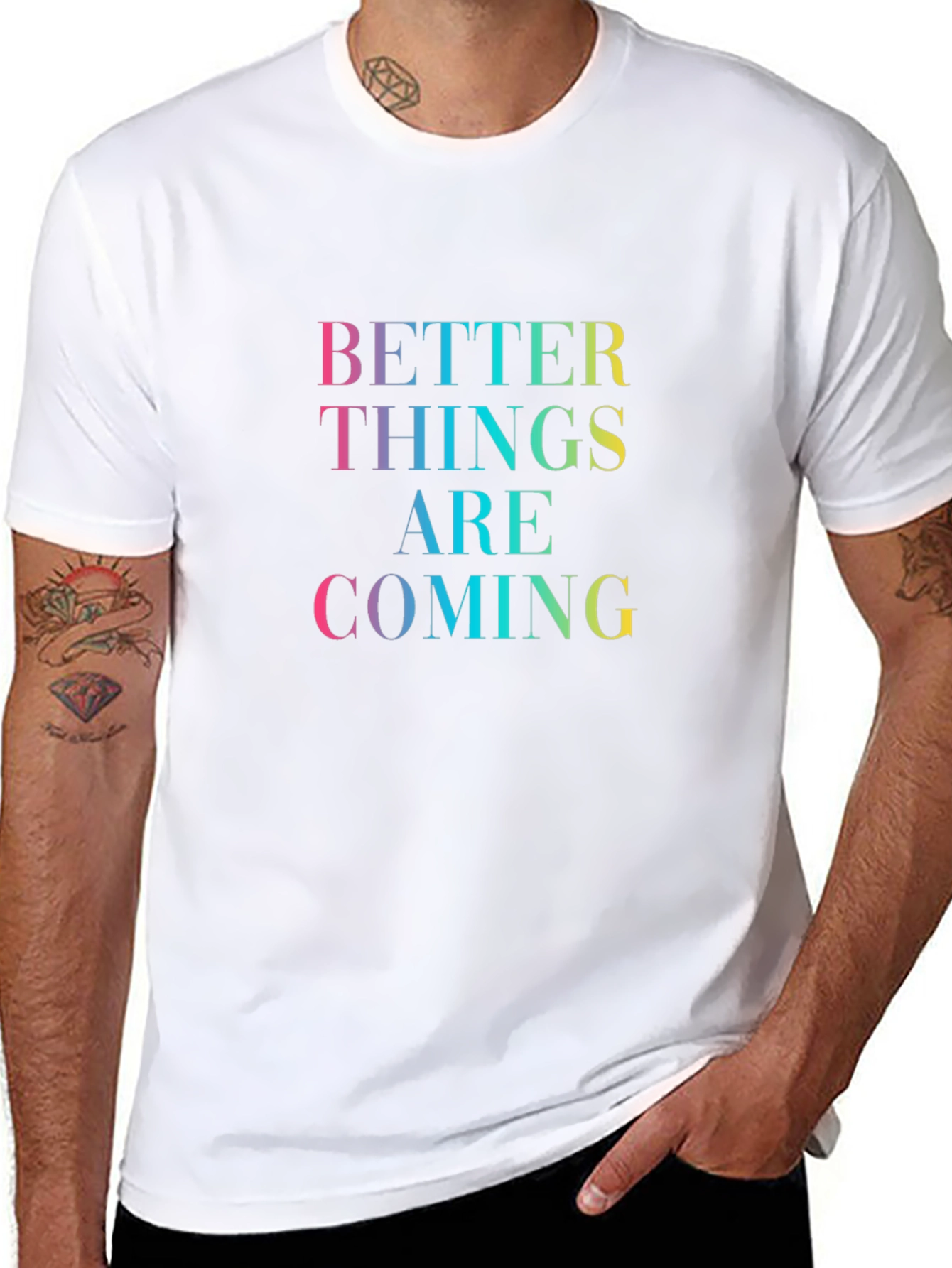 Better Things Are Coming Graphic Tee - Black T-Shirt
