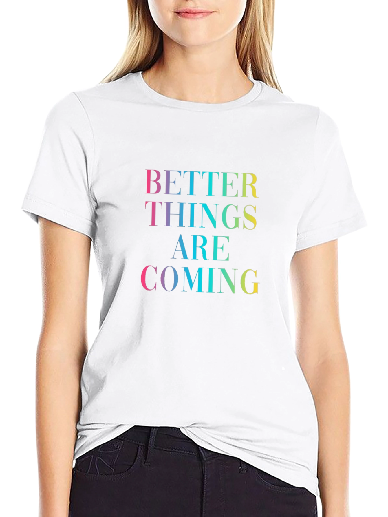 Better Things Are Coming Graphic Tee - Black T-Shirt